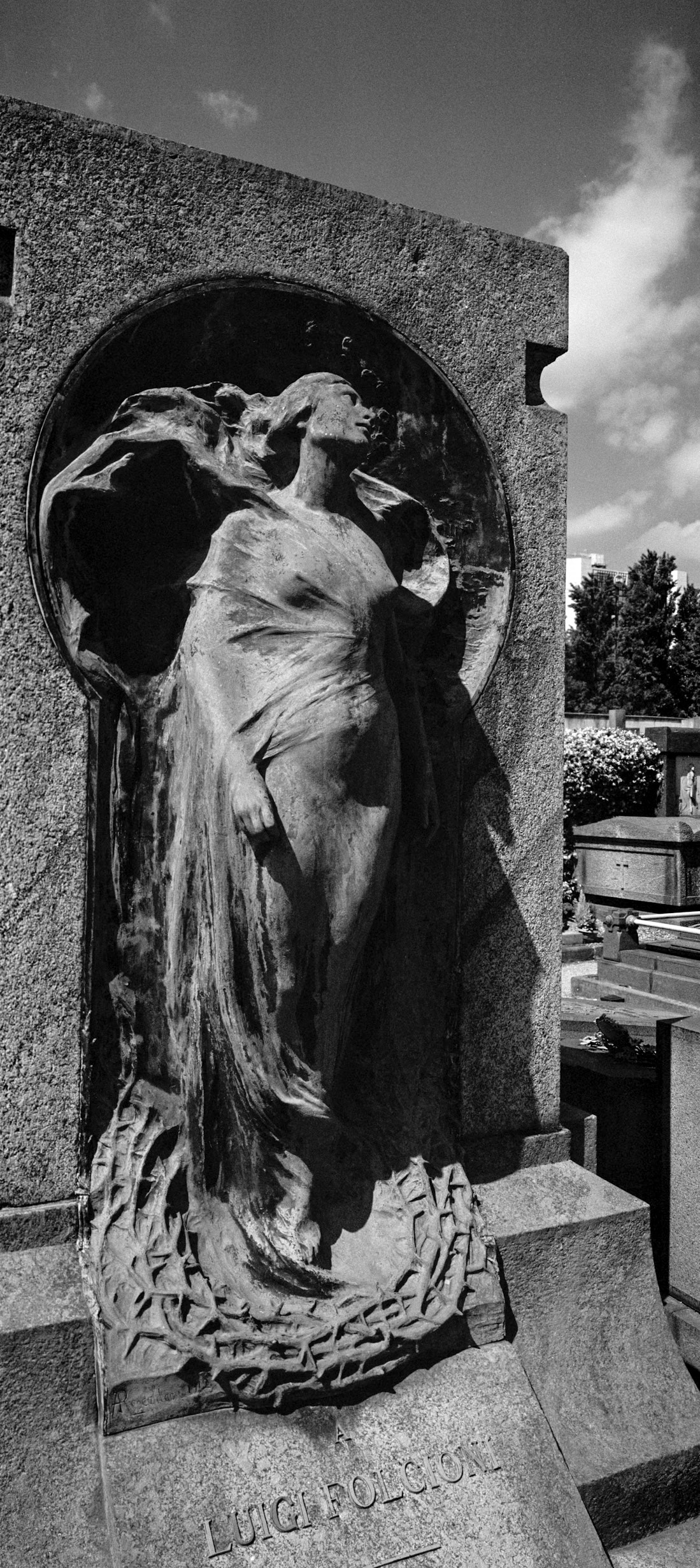 Hasselblad 903SWC, Silvermax 100, Silvermax Dev, orange filter, Folcioni