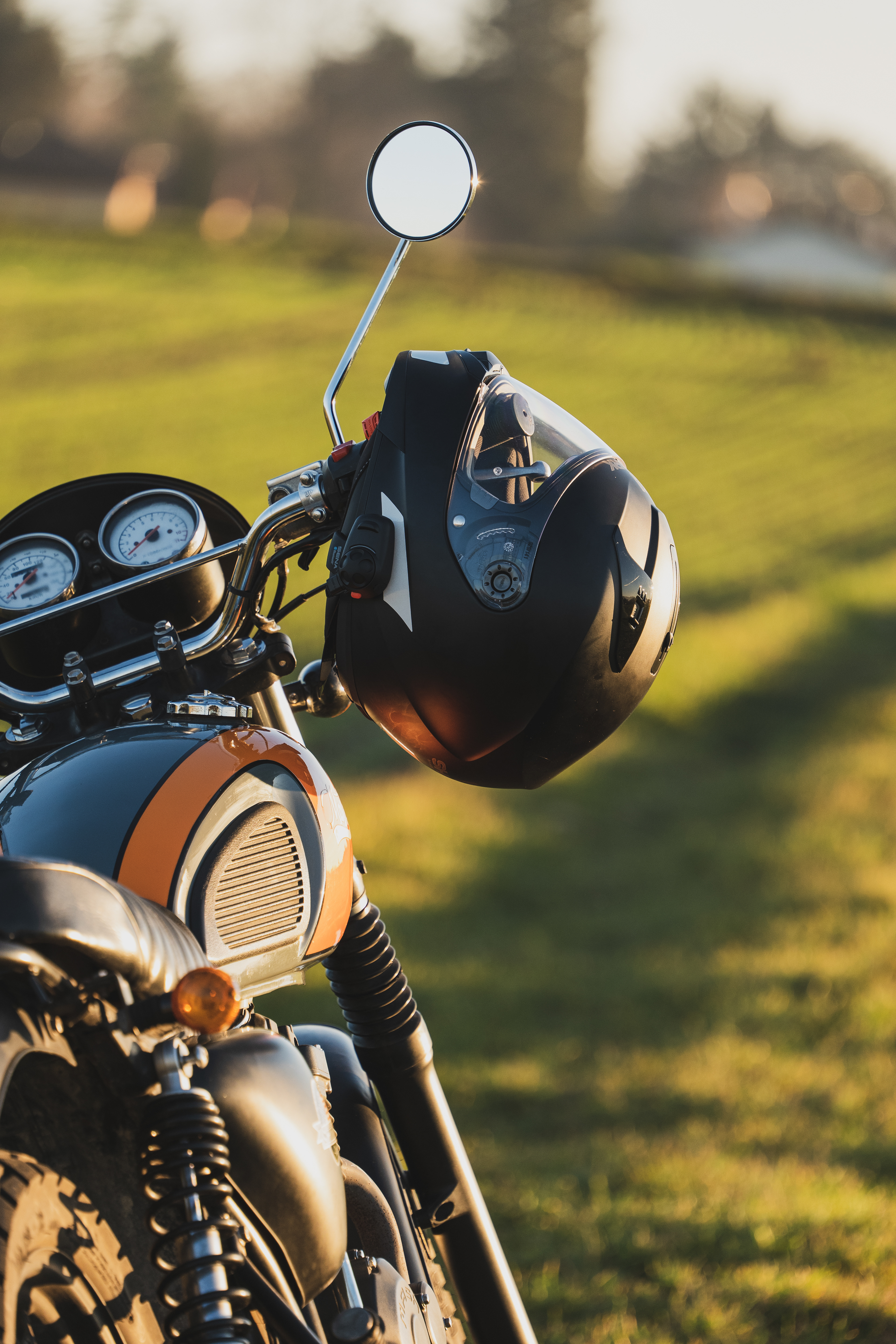 Photoshoot d'une moto