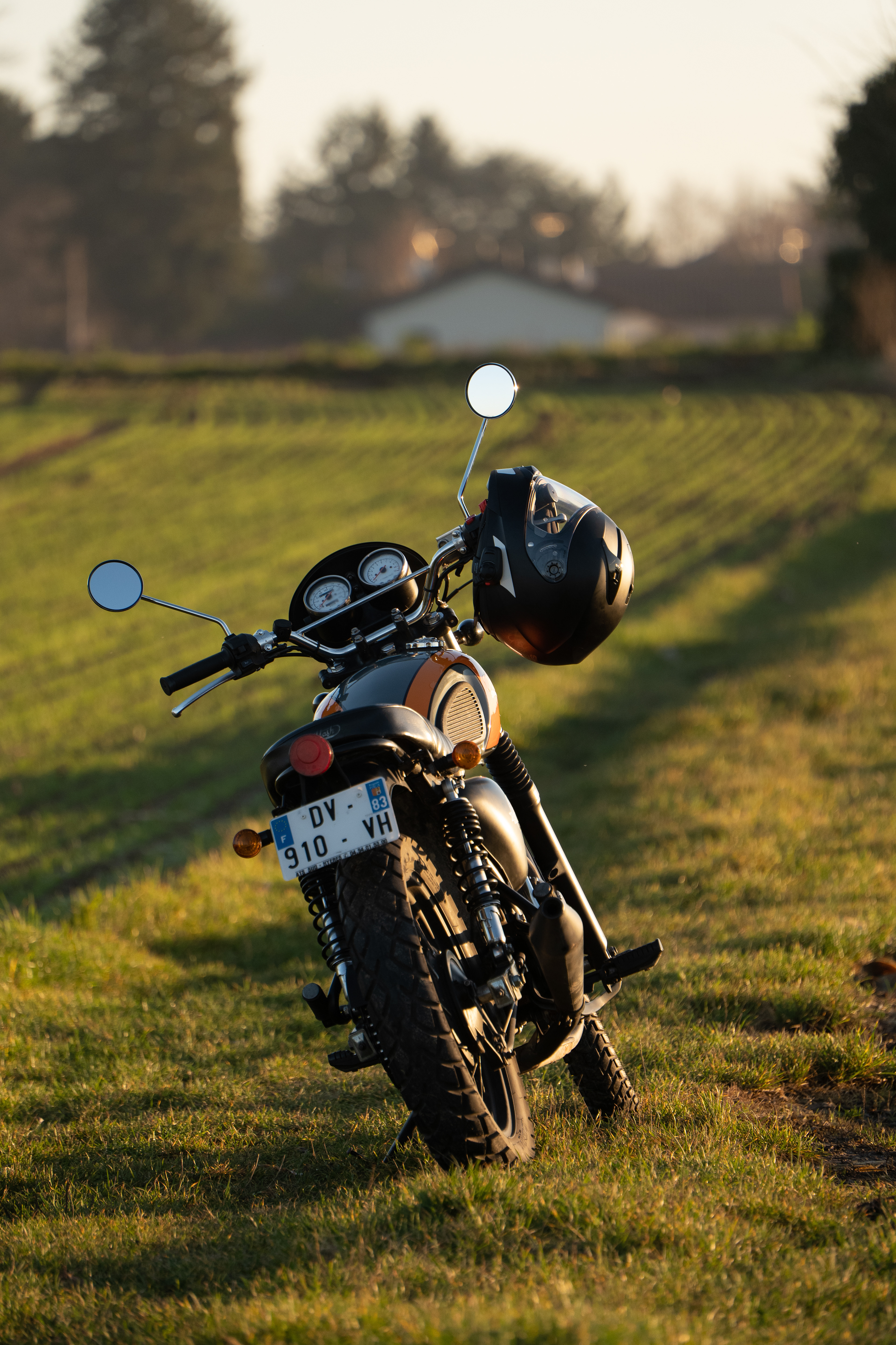 Photoshoot d'une moto