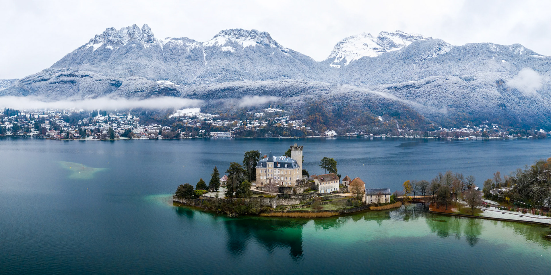 Chateau de Duingt, Hiver