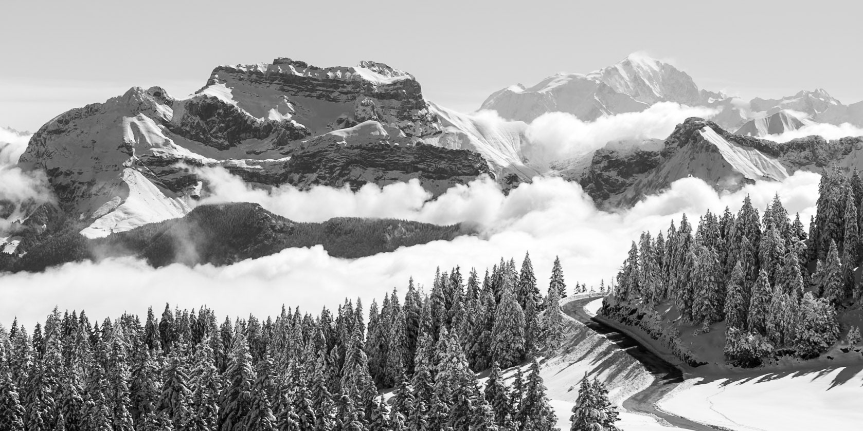 Tournette et Mt Blanc