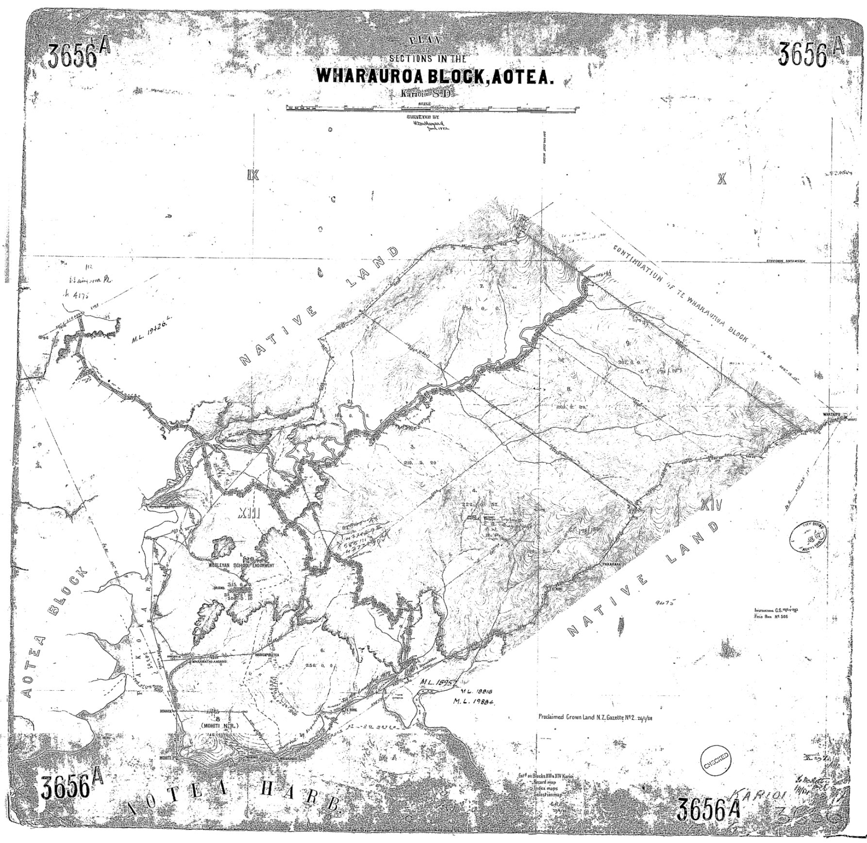 Wharauroa Block, Aotea