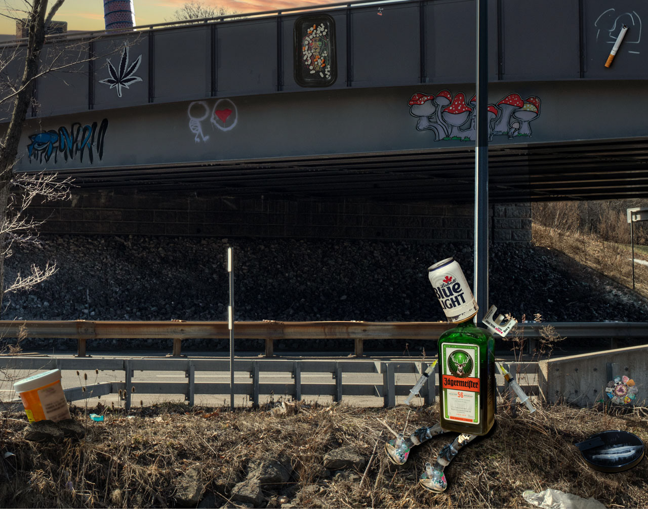 Addictionman, 2025, Inkjet Print