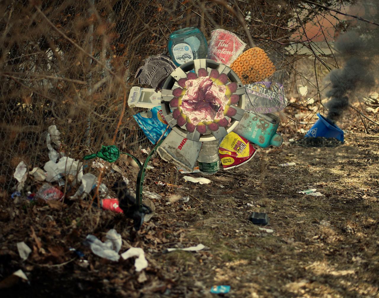 Garbage Flower, 2025, Inkjet Print