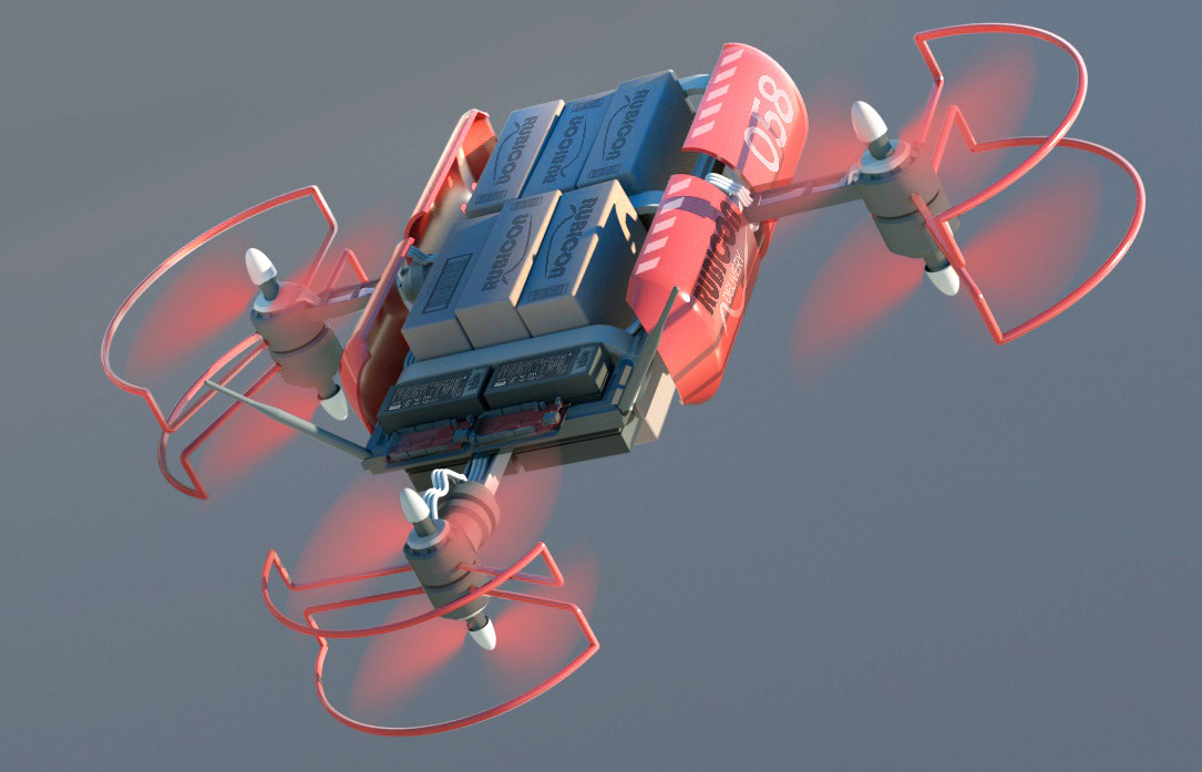 Drones are fast and highly maneuverable.