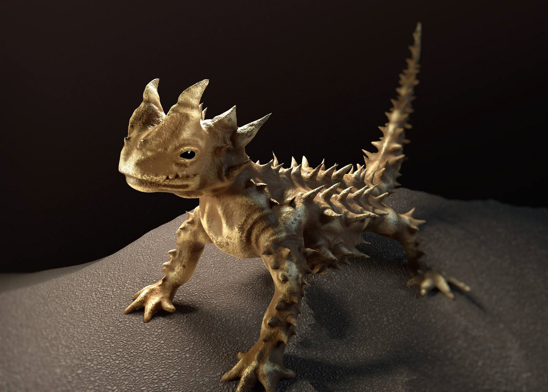 Lookit that spikey boy!