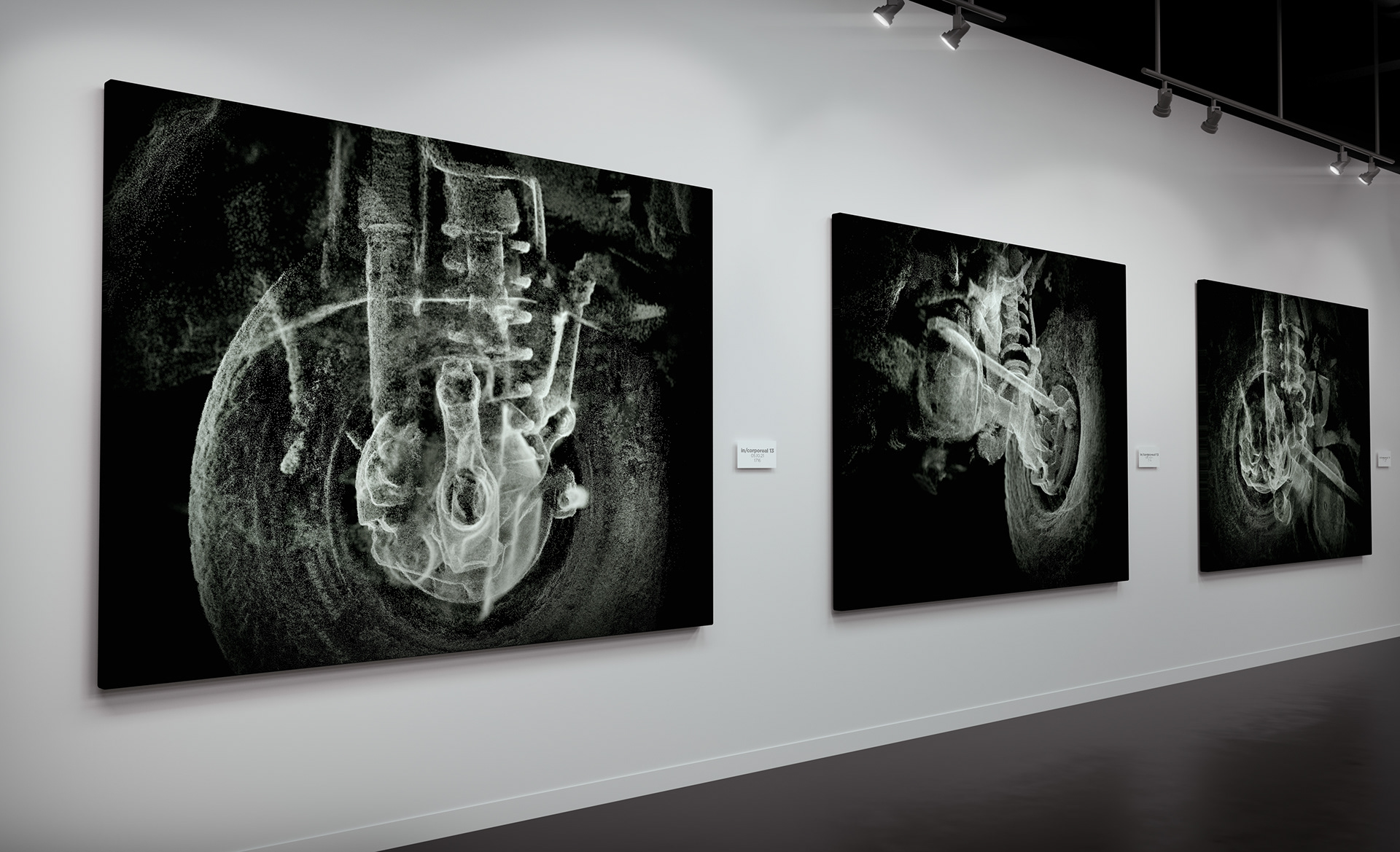Pointclouds of vehicle suspensions.