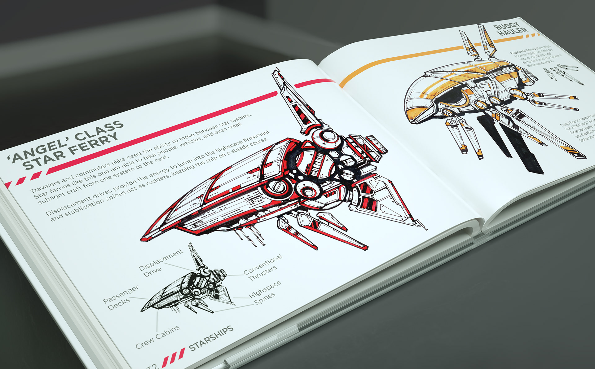 Some awesome starships.