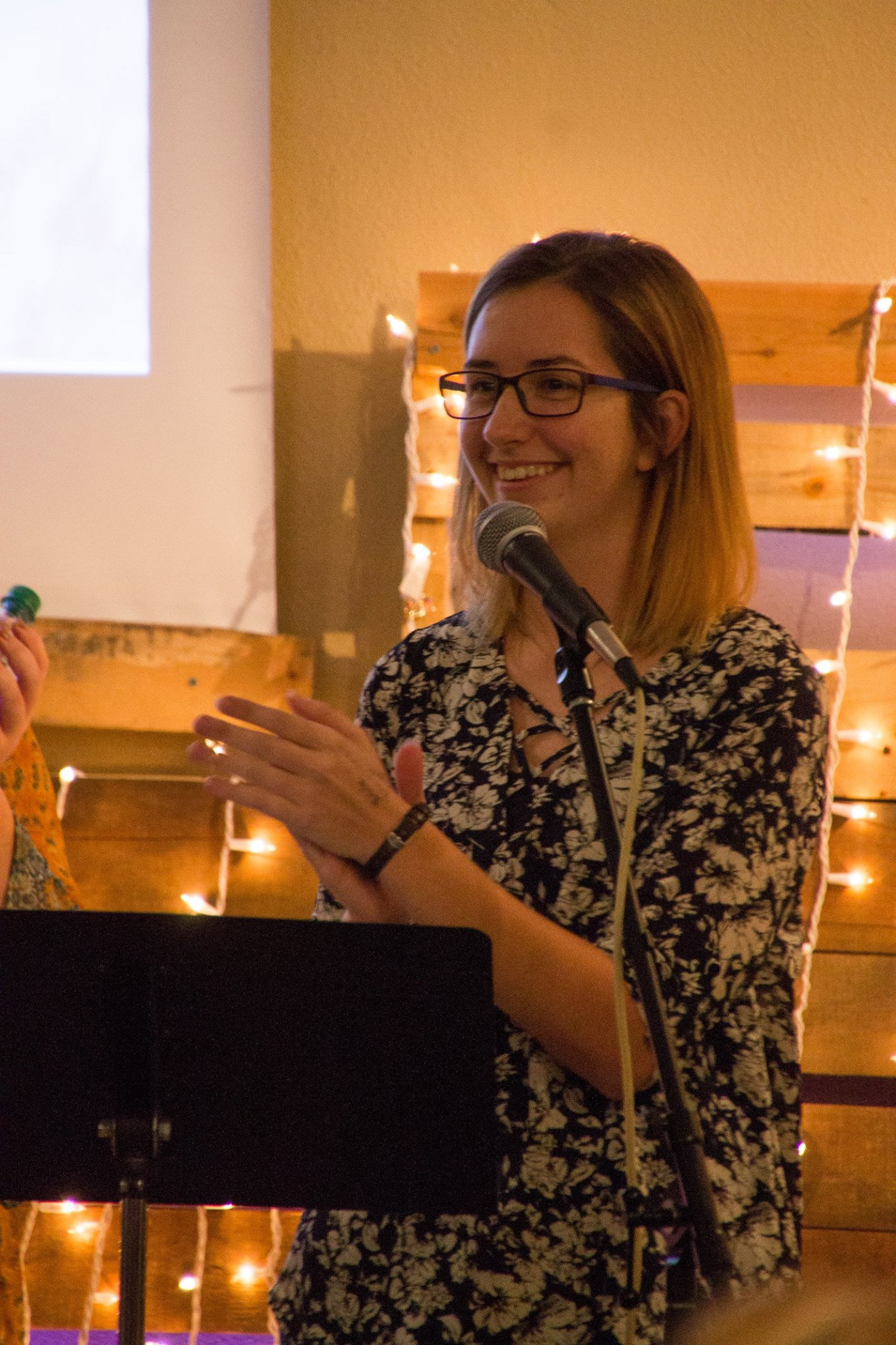 Speaking and leading an organized conference for women