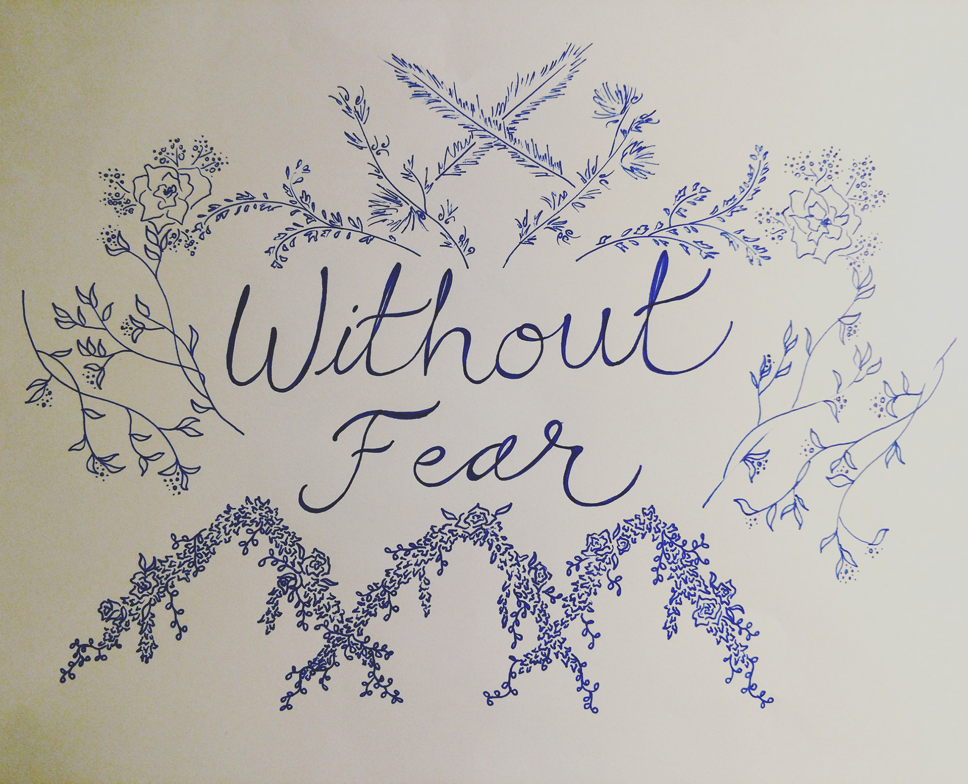 One of my sketches during a challenging season of my life