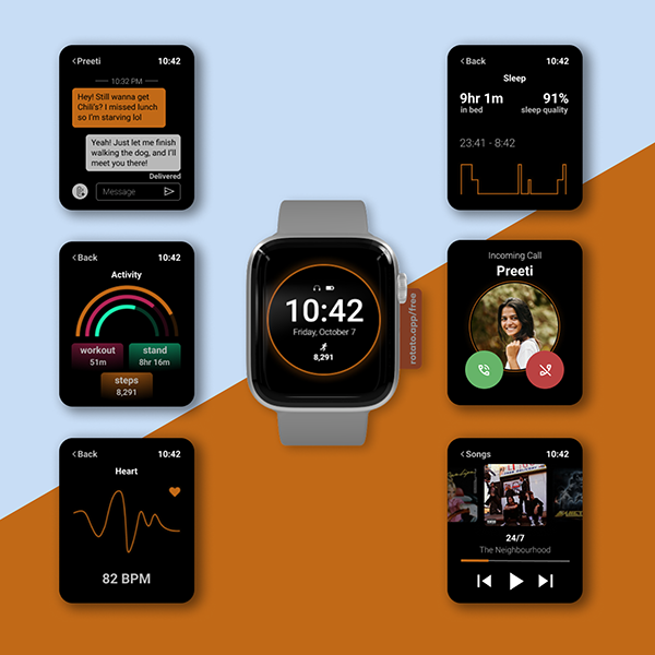 Evan Moushon - Smartwatch UI