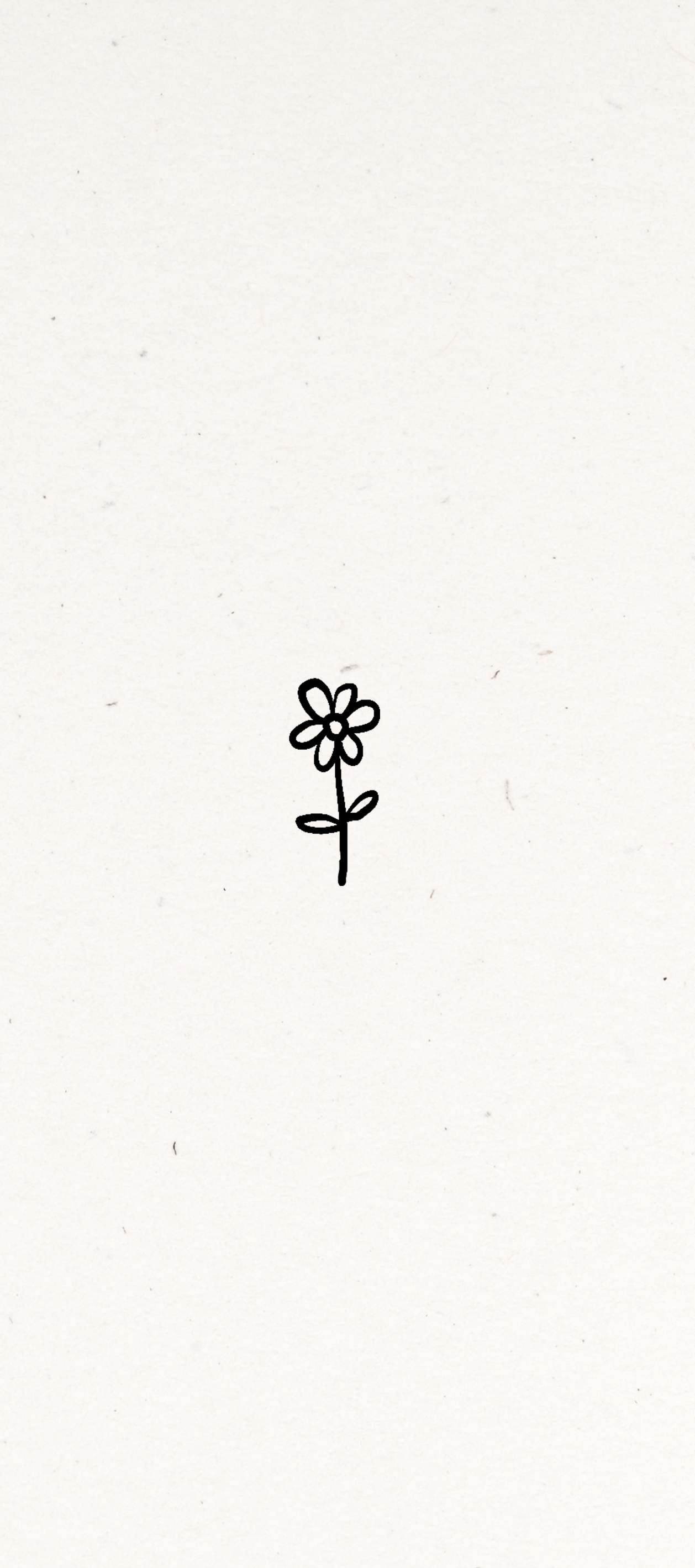 Doodle-style flower