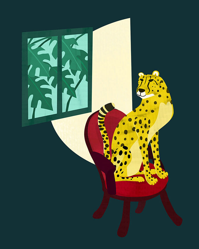 Moonlit Cheetah