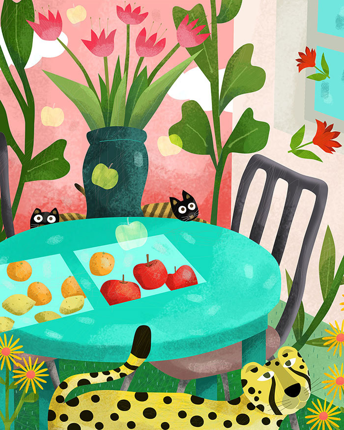 Floaty Fruity Dining Table