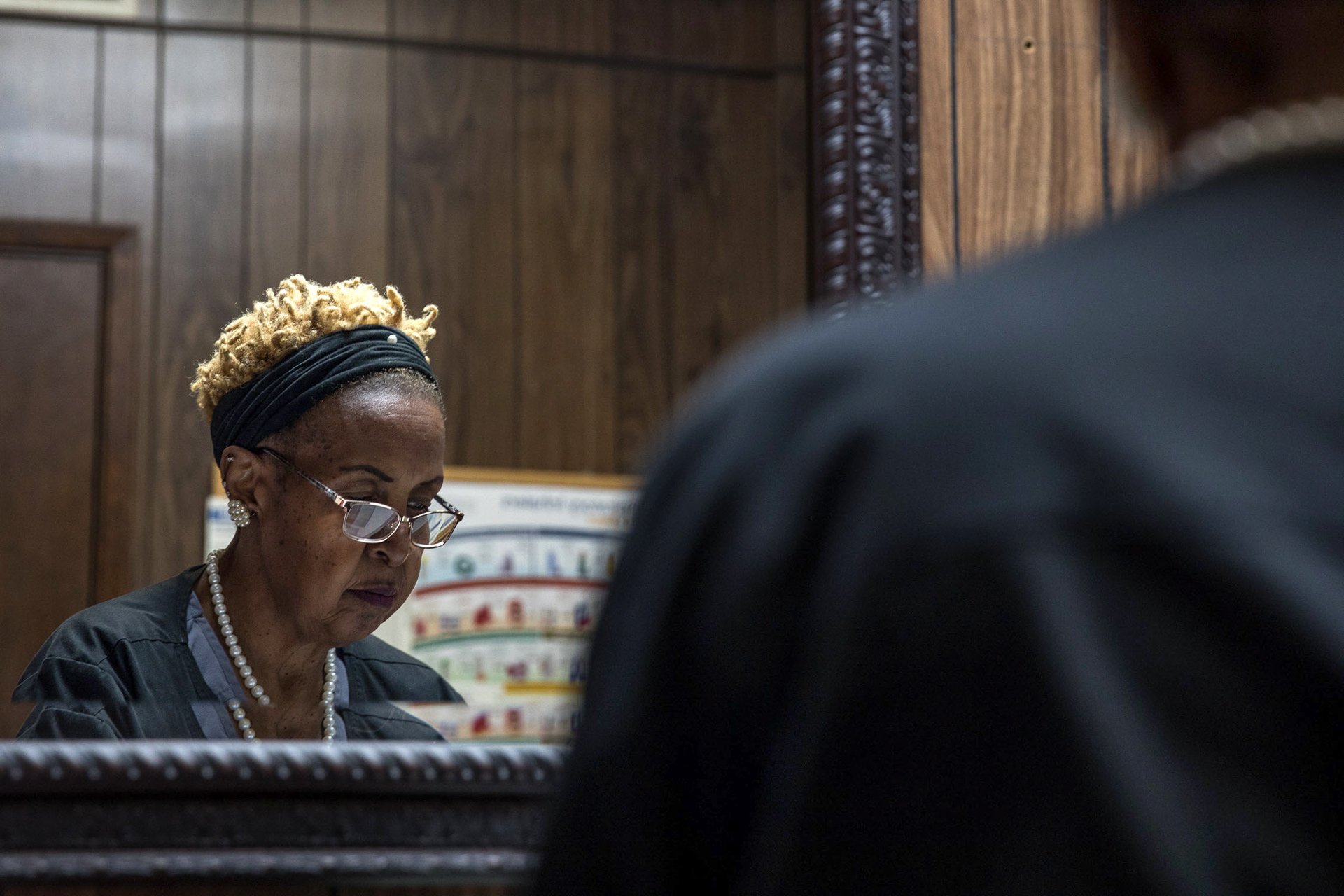 Nurse Lanier Brown prepares a pain shot for a patient at the Clay County Medical Center in Fort Gaines on Jan 8.