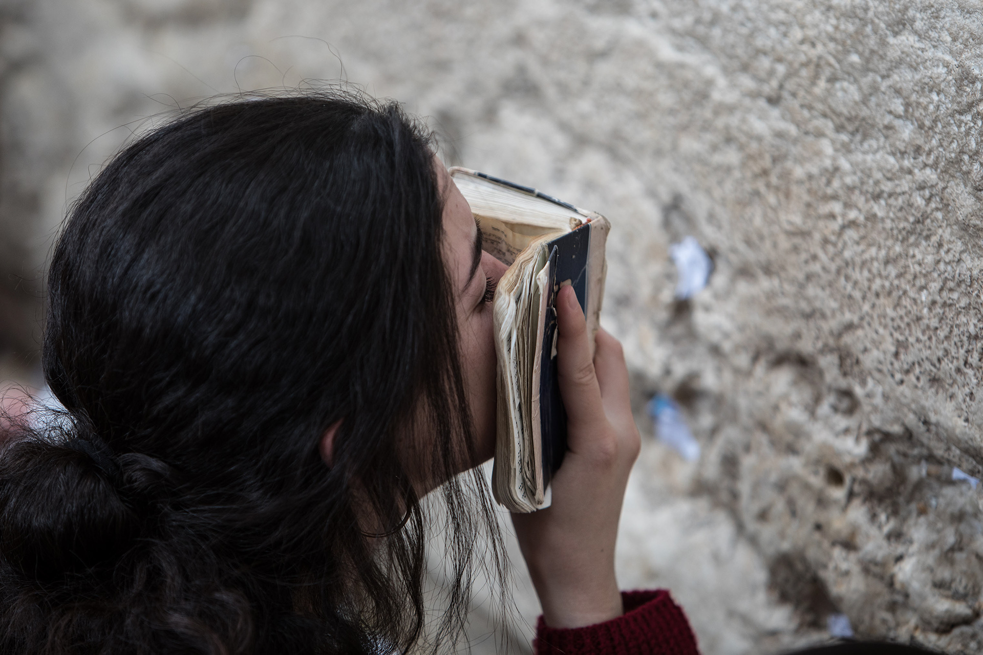 Eyes closed, hundreds of women bow their heads and sway back and forth as they pray at the Western Wall, a piece of limestone that sits 62 feet tall outside of the Temple Mount. Not allowed within the Temple Mount, the Wall outside is the holiest site in the Jewish faith to pray.