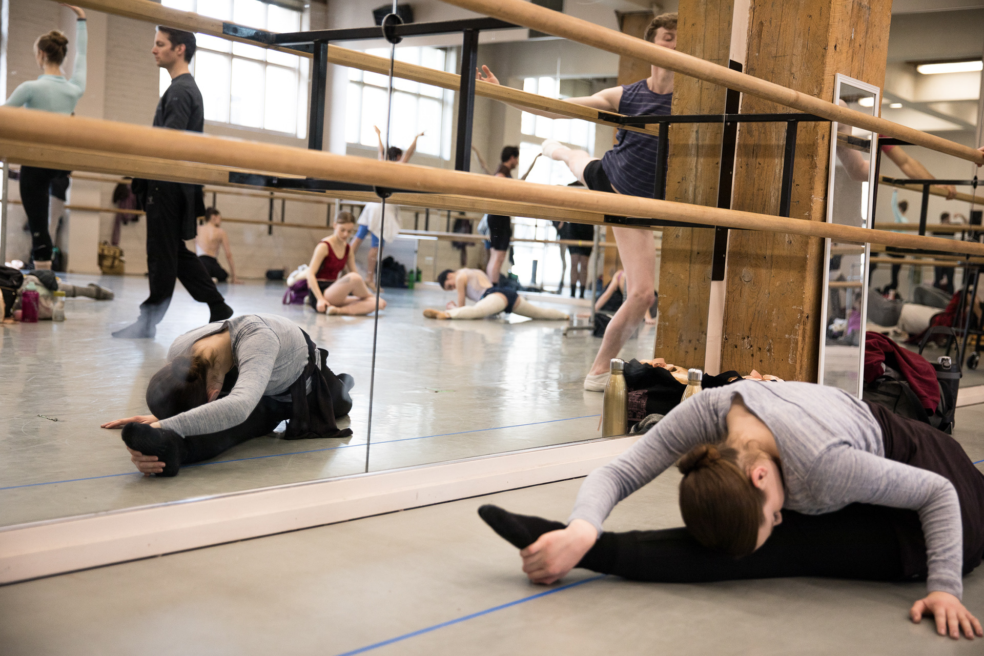 Ballet Idaho dancers practice for their upcoming winter performance on Feb. 22 in Boise.
