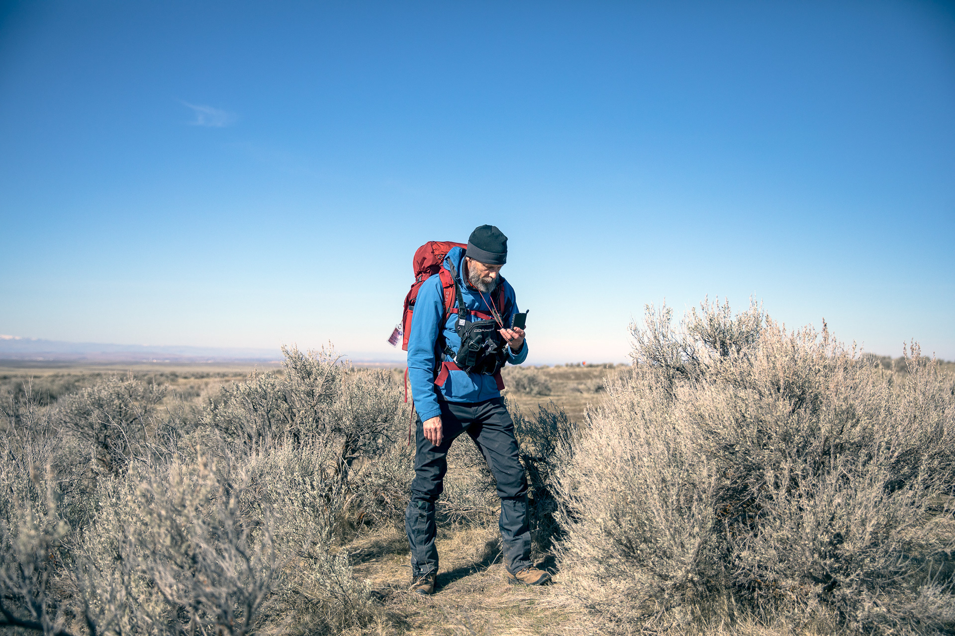 "Most all of the search and rescue takes place behind the scenes," Brian Marinelli, unit member for a little over a year, said during a field training on March 16 at Bonneville Point just outside of Boise.