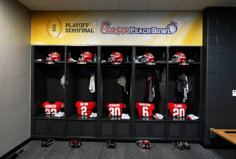 Georgia Bulldogs Locker Room
