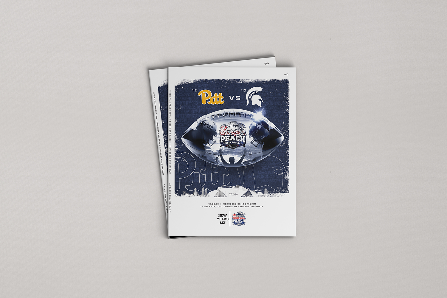 Peach Bowl Program Cover