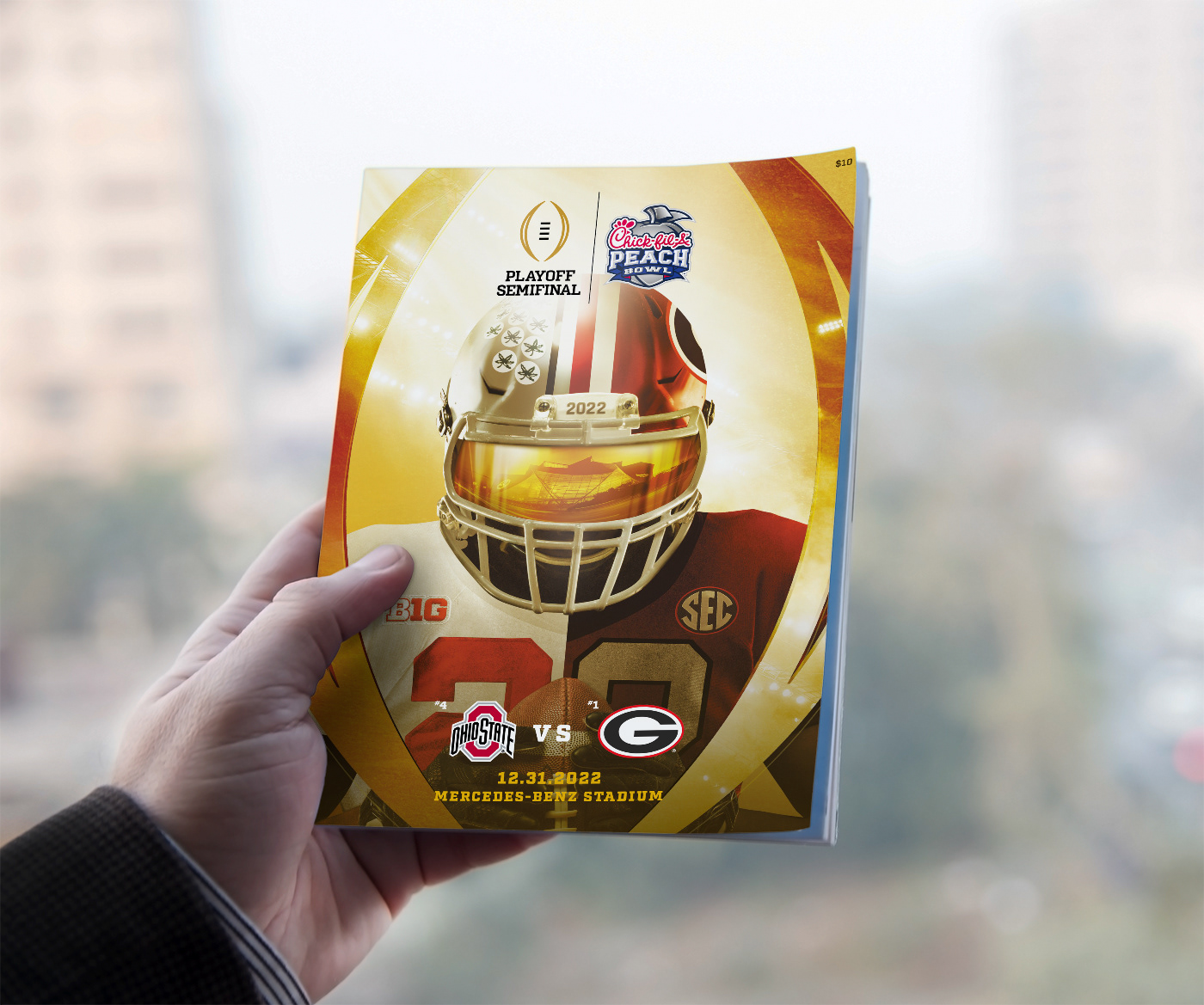 Peach Bowl Program Cover