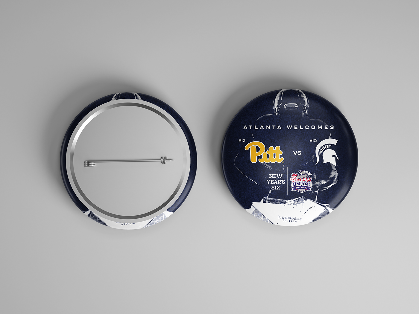 Pin Back Button