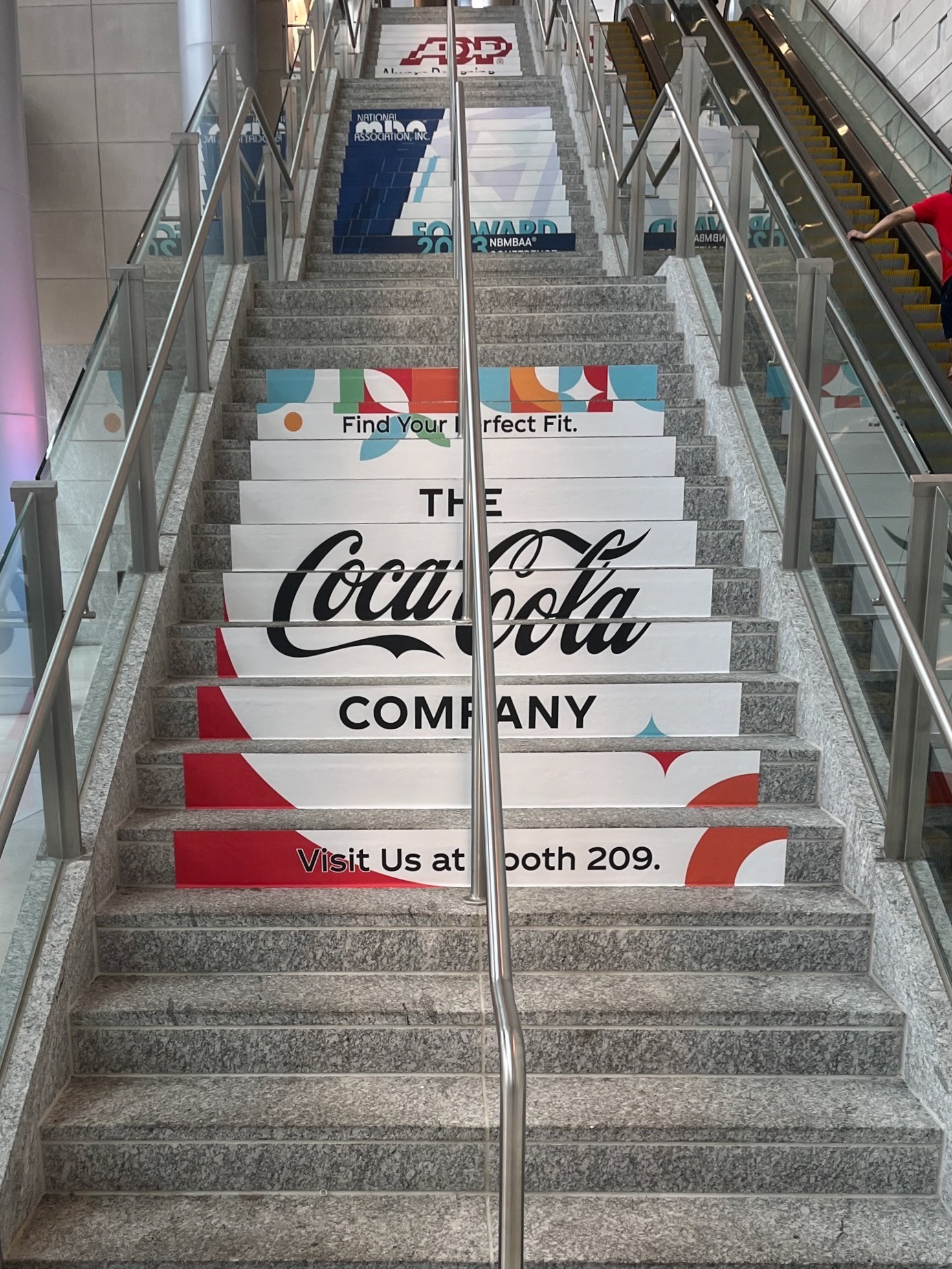 NBMBAA Conference Stair Wrap