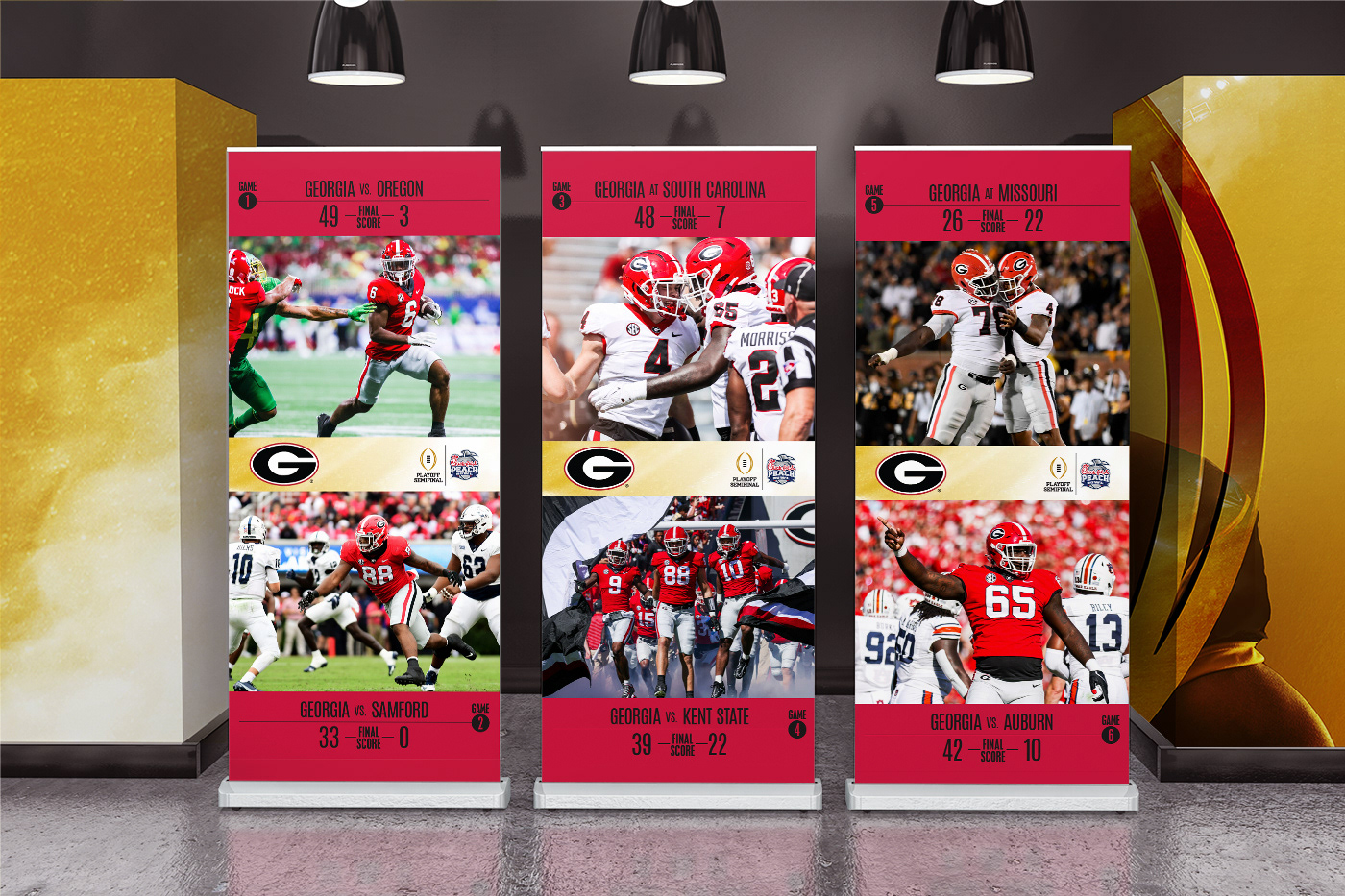 Georgia - Season Recap Meter Boards