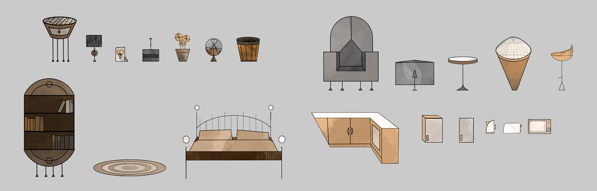 Environmental assets for the Noah's Flat (hub level)