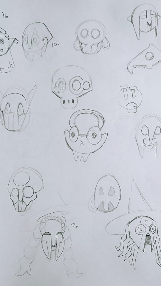 More potential mask sketches