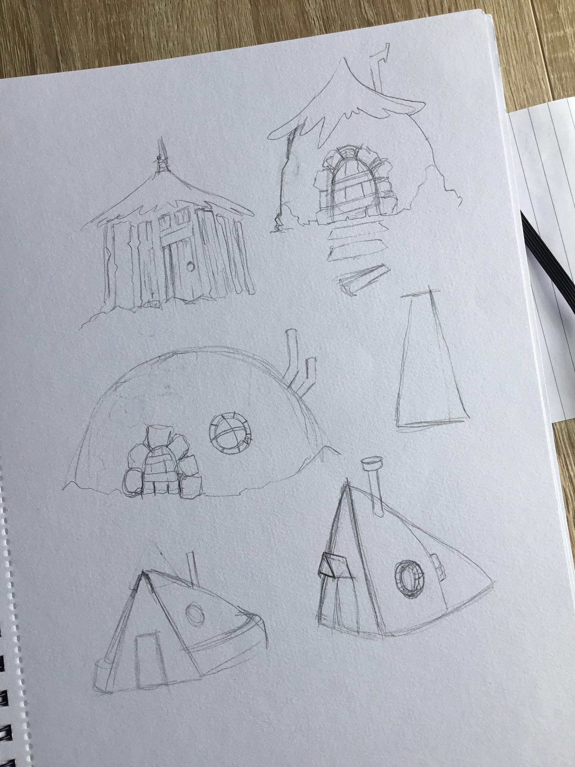 Some ideas for Dawn's hut