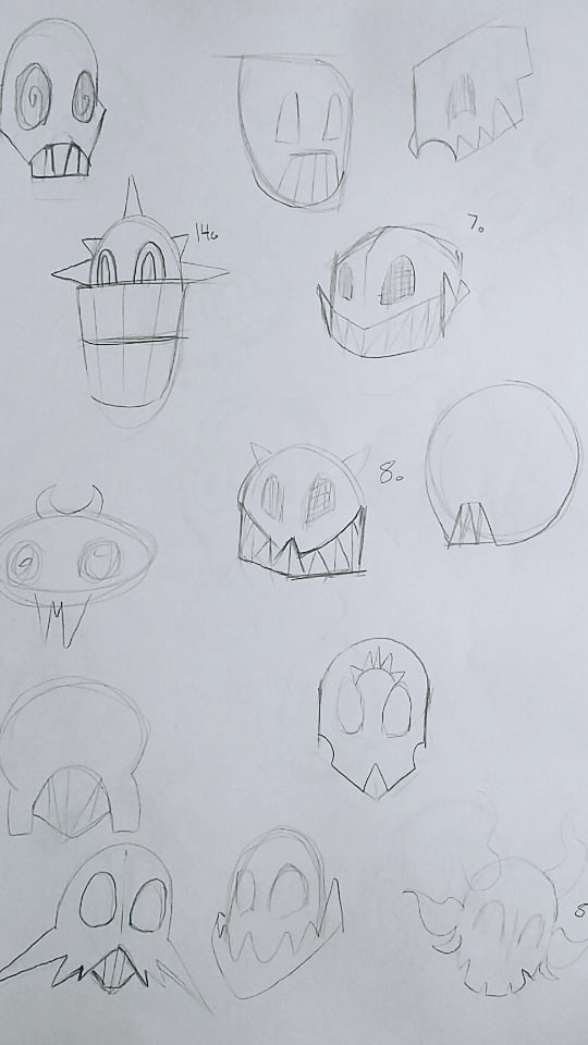 Potential mask sketches