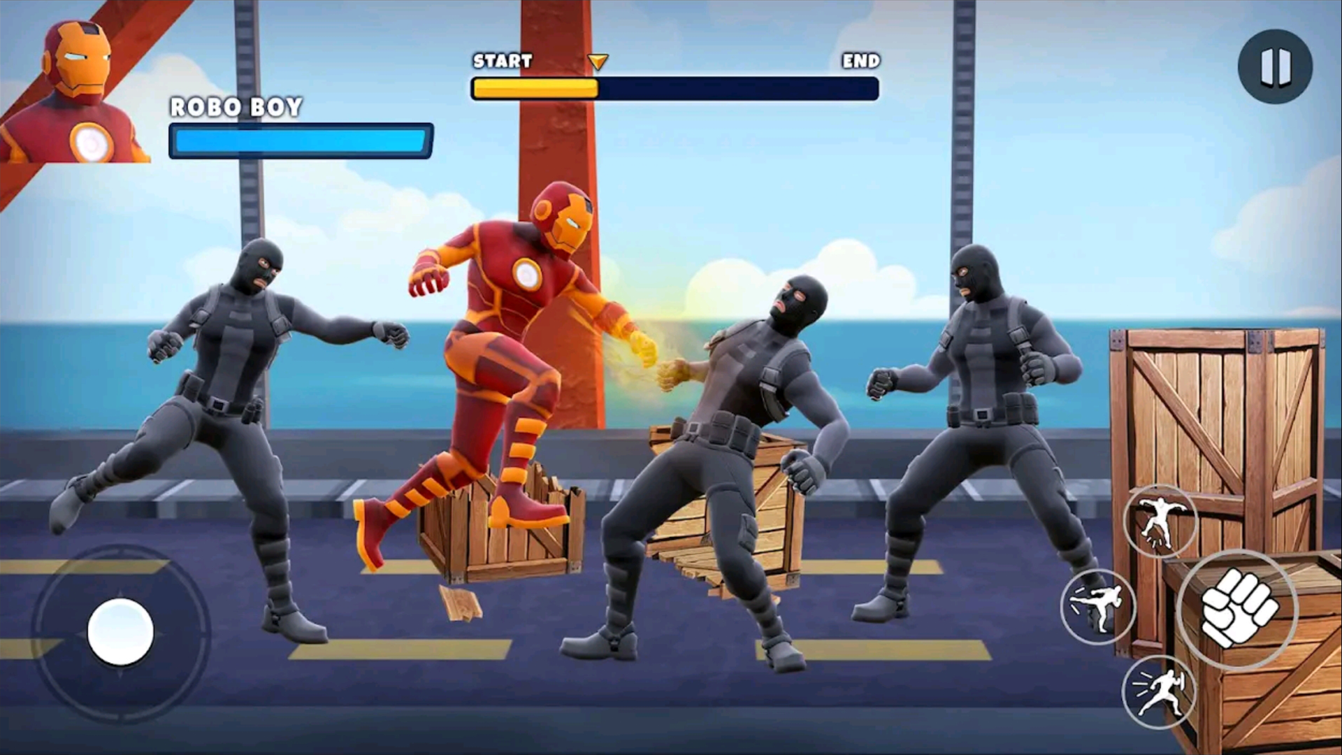 Superhero Fighting Street Screenshot 1