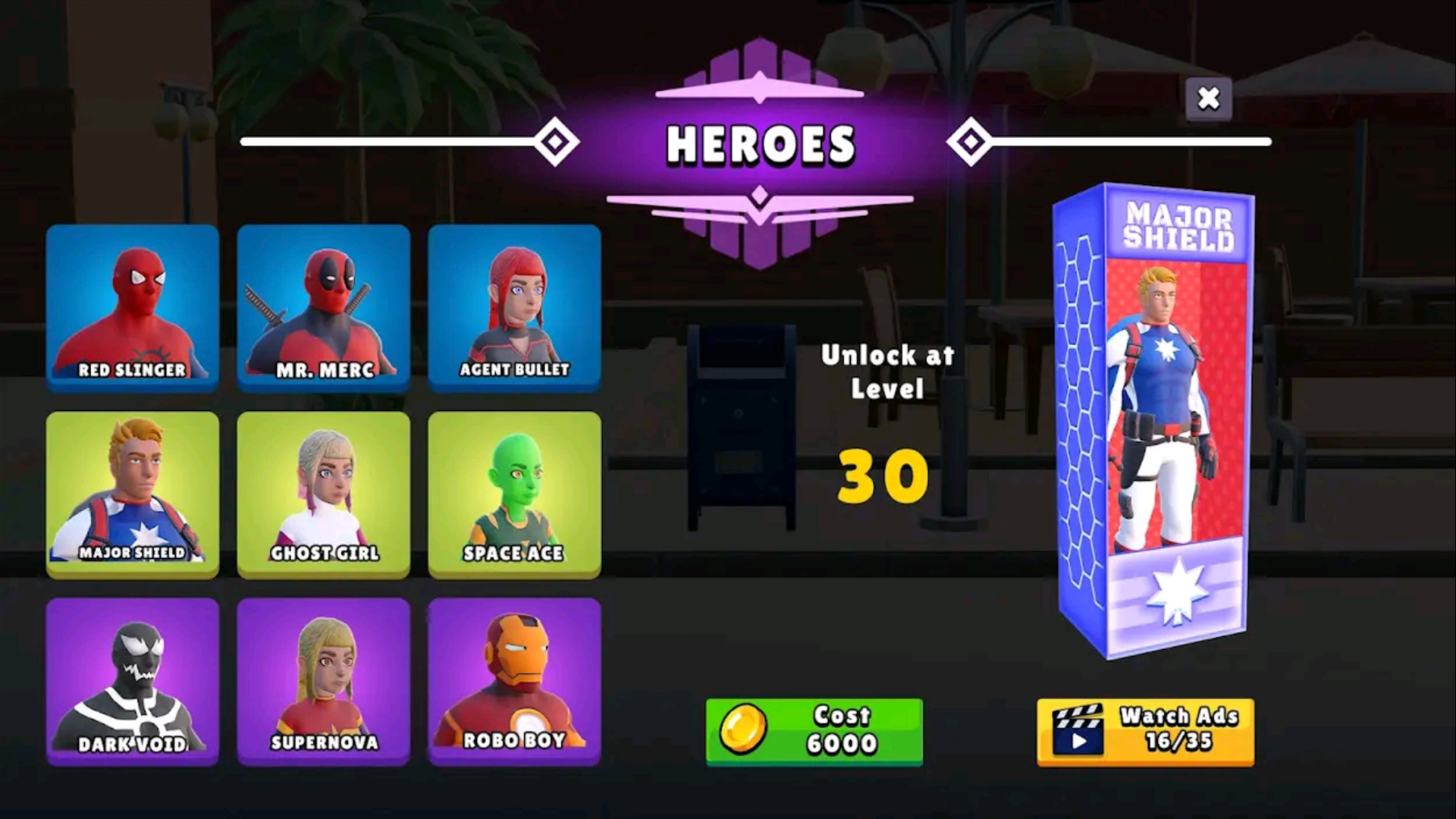 Superhero Fighting Street Screenshot 2