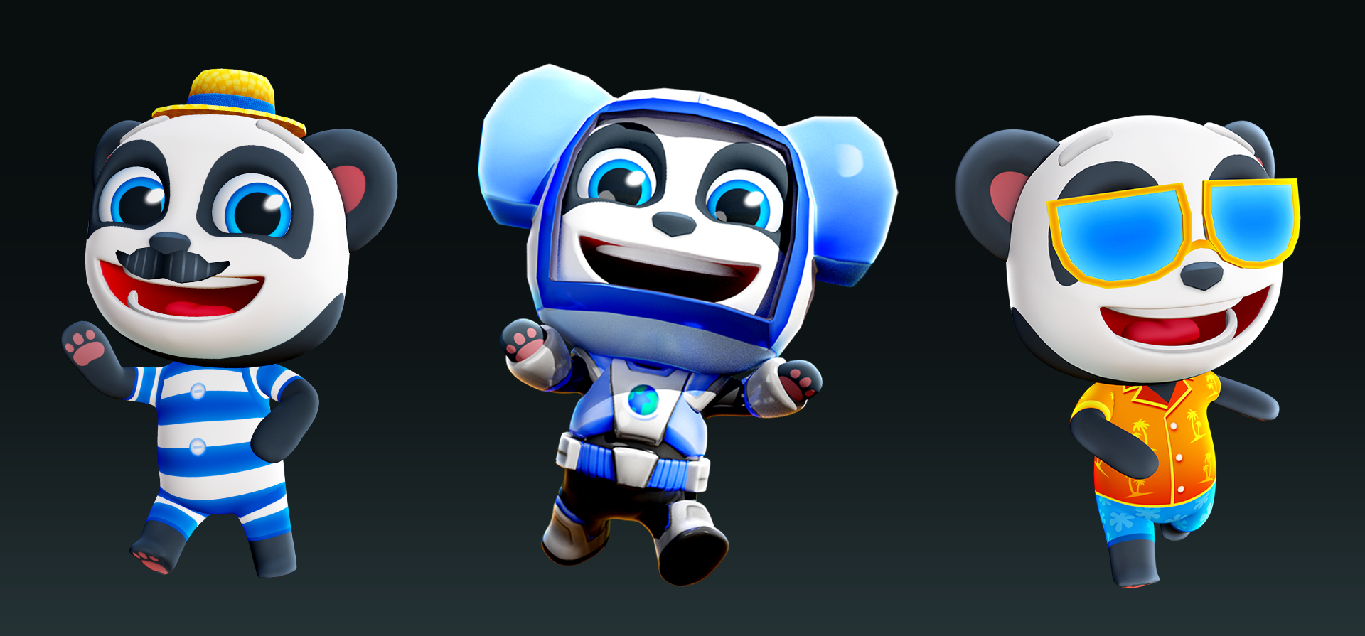 Summer and Space Character Skins