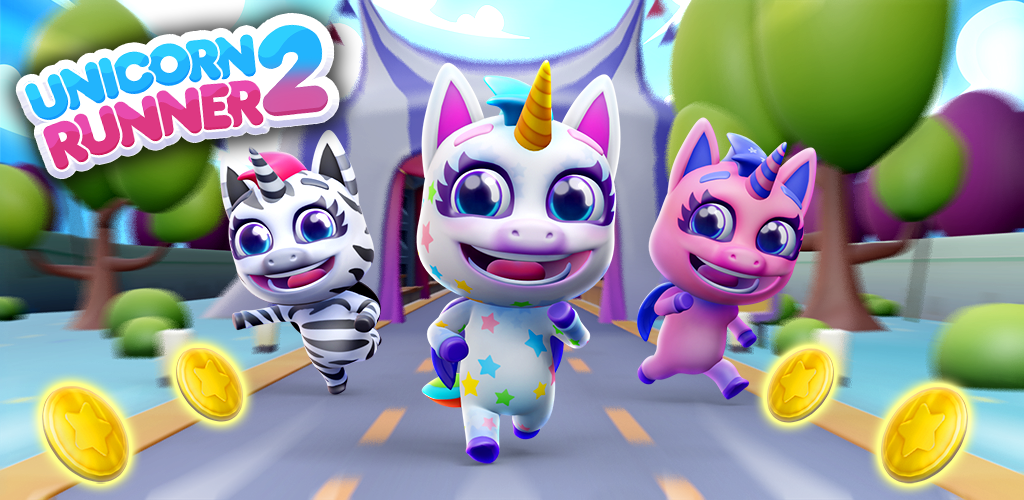 Unicorn Runner 2 Feature Graphic