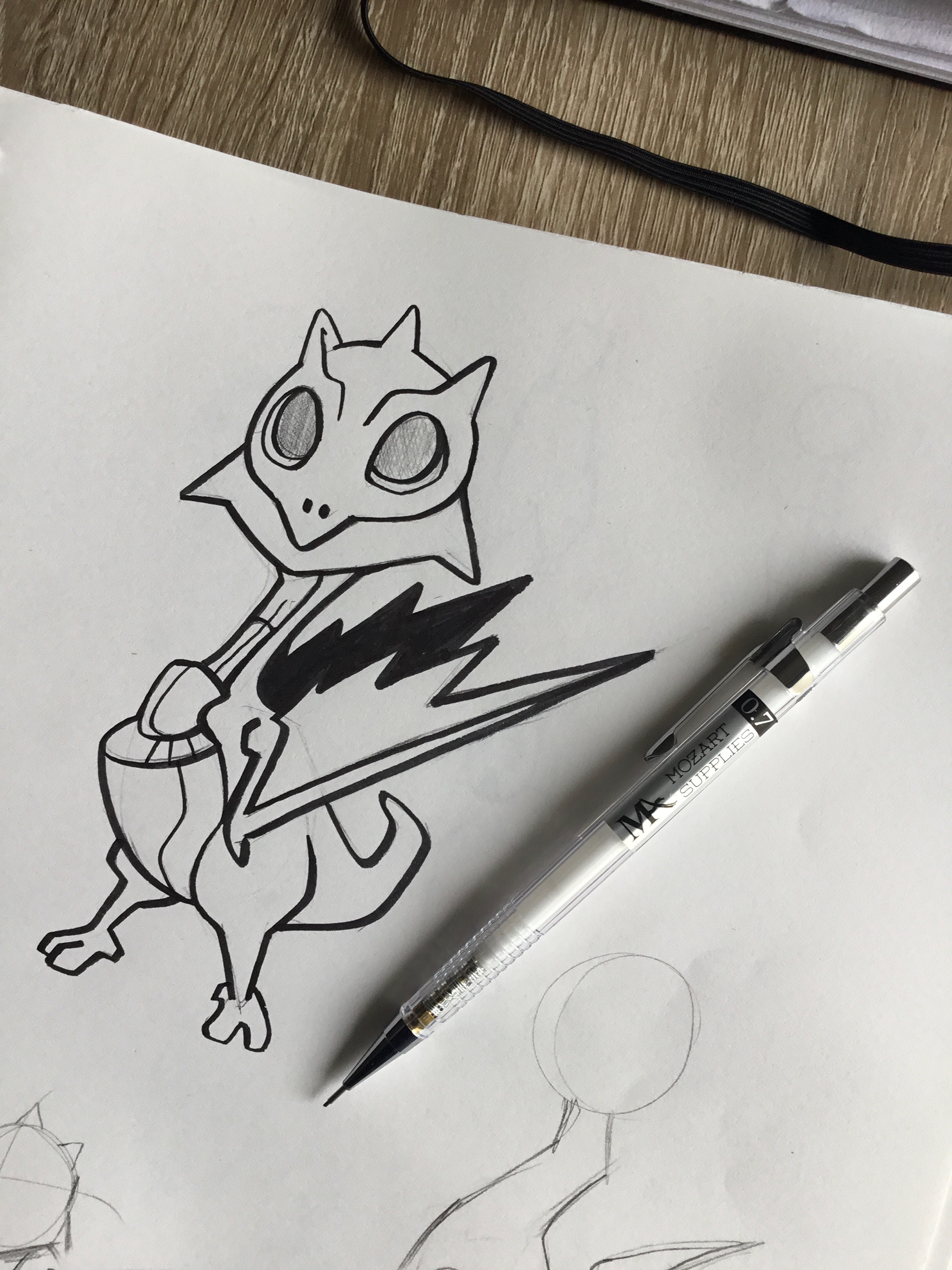 Early sketch of Arcky