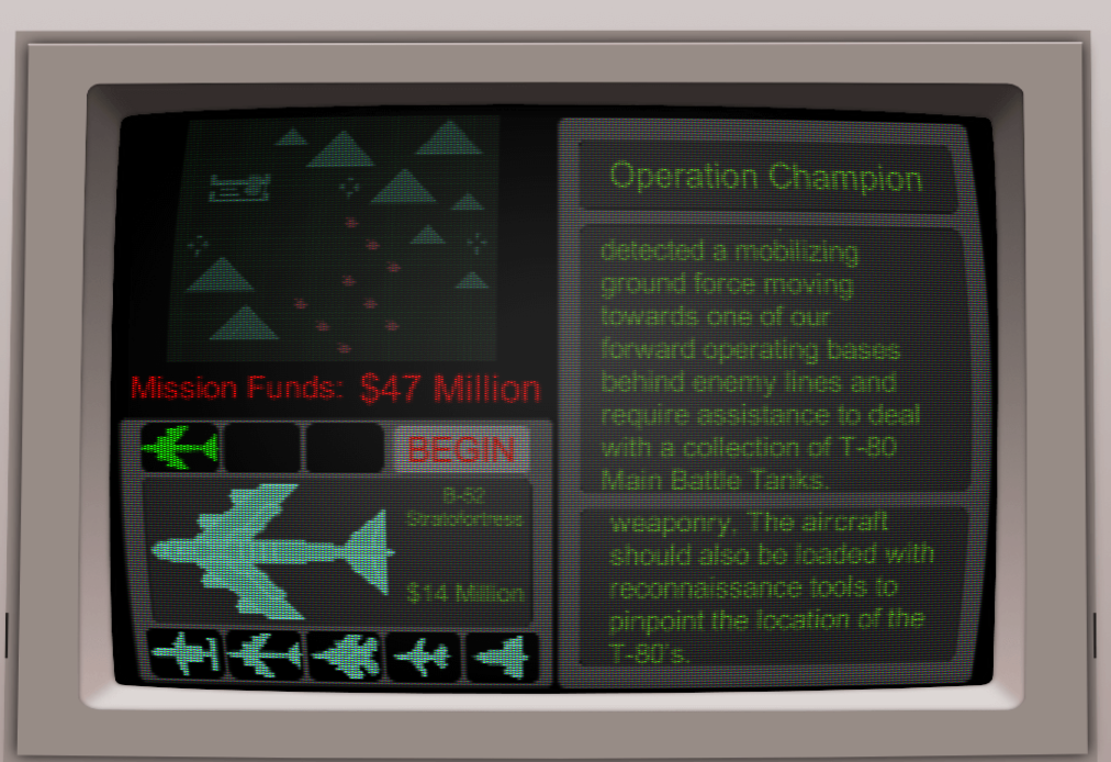 Pixel art was chosen for the map and plane sprite to match the intended 90's aestetic