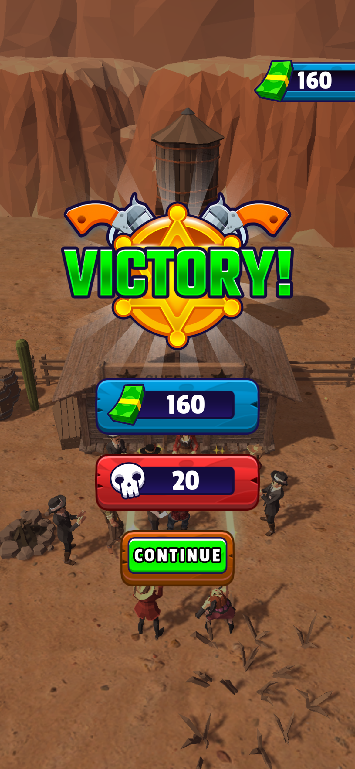 Result Screen (Victory)