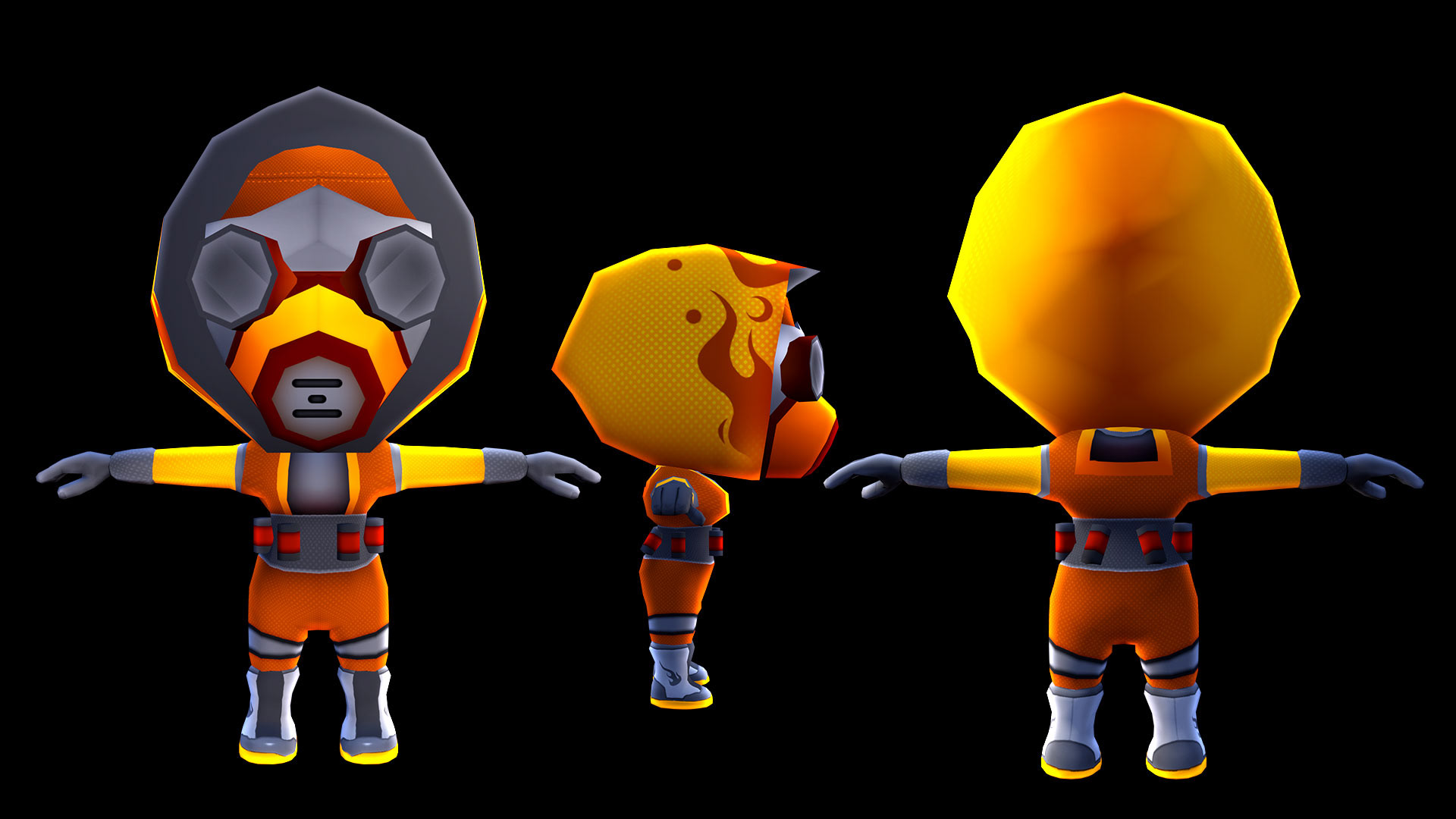 Explosive Ninja Character