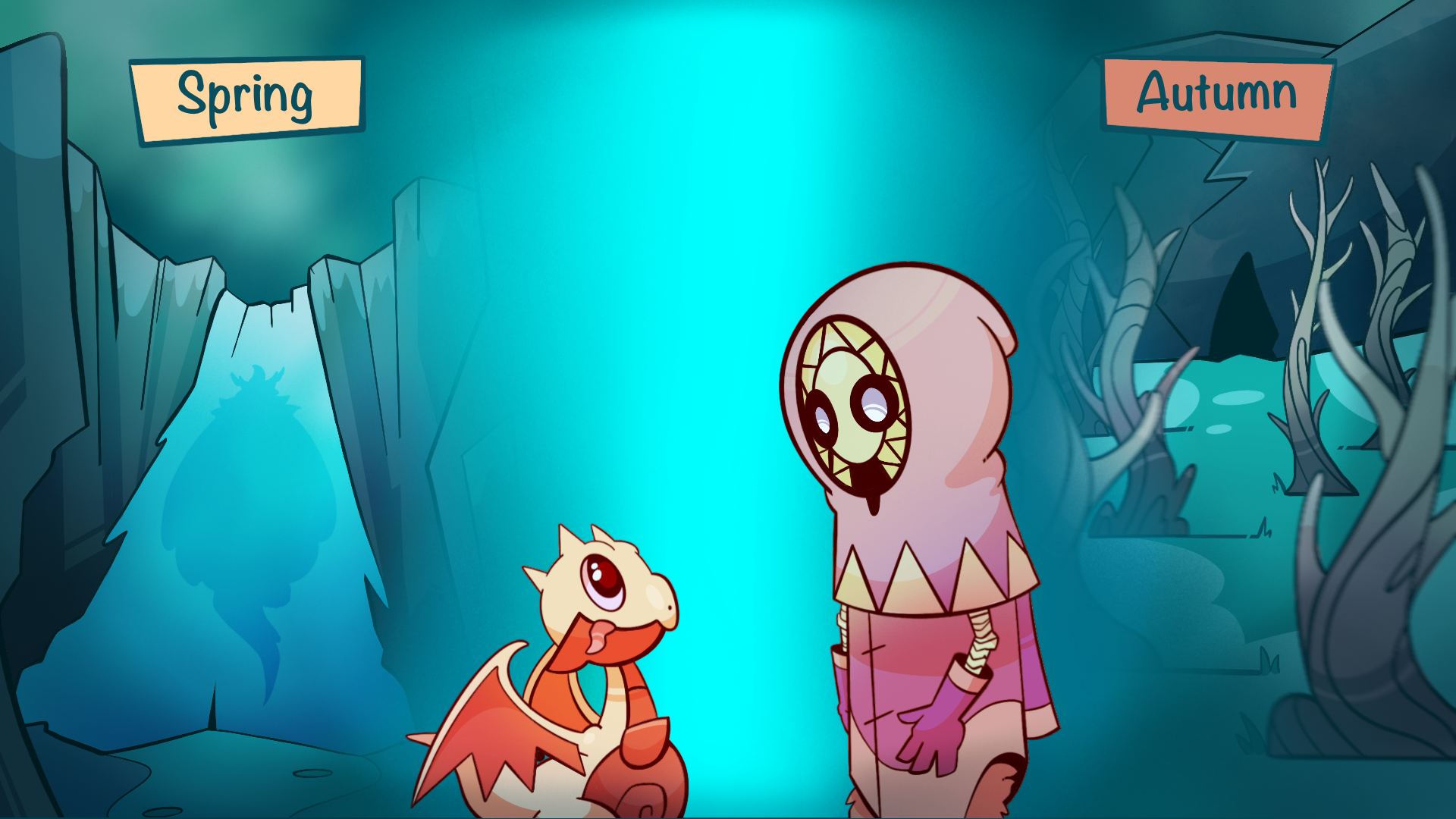 Mock-up of the choice mechanic from early in development
