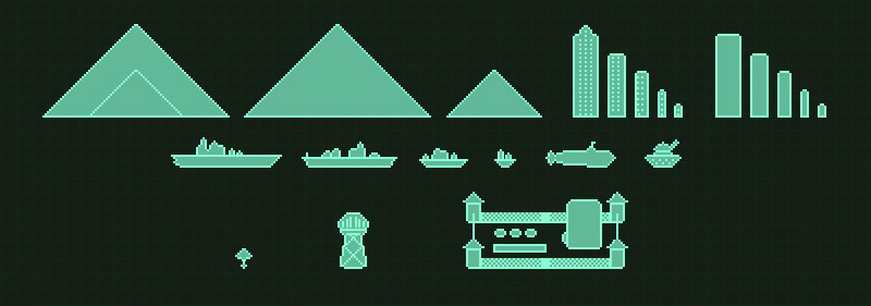 Environment assets for the mission maps