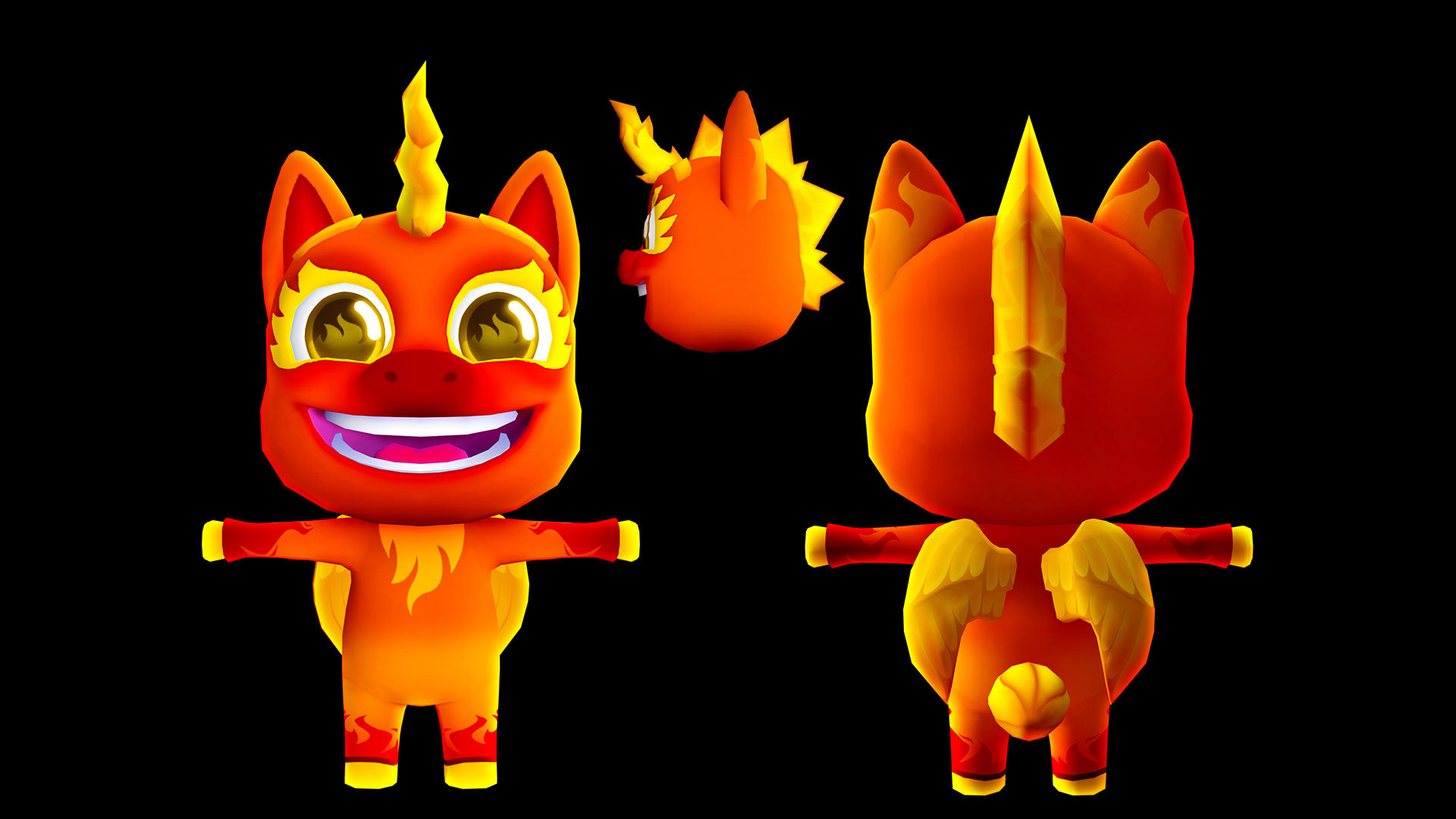 Fire Unicorn Sheet