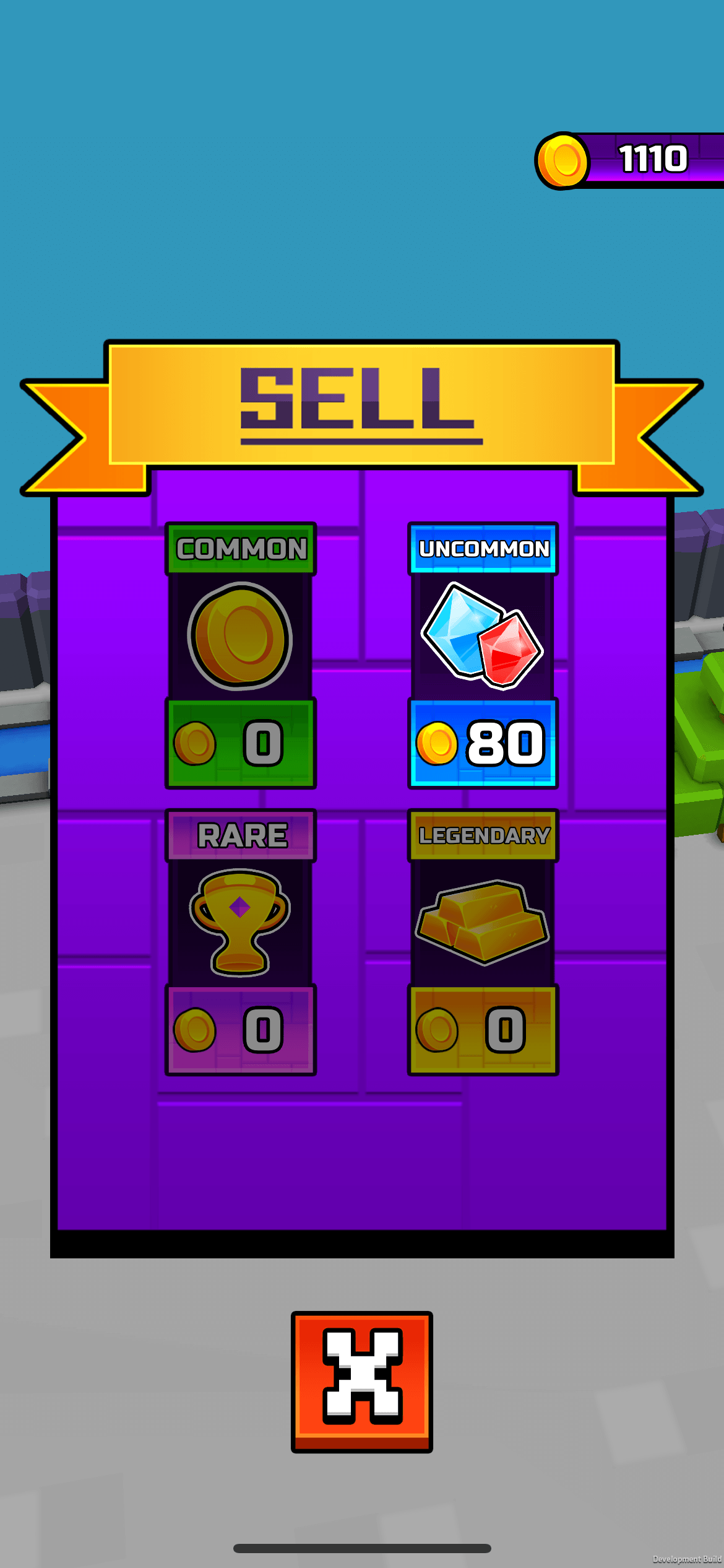 Sell Menu