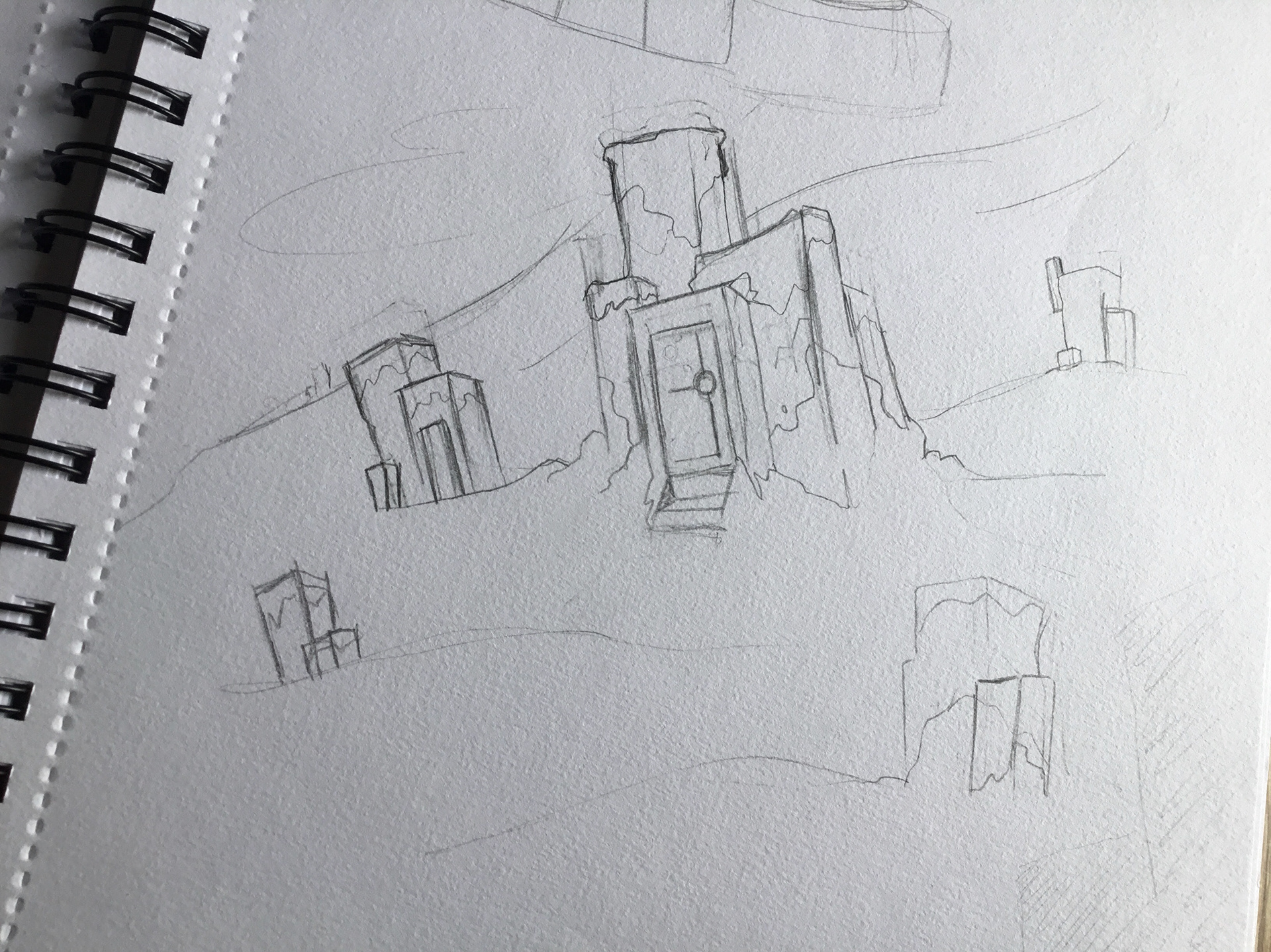 Dawn's hut (it's a hollowed out cluster of basalt columns