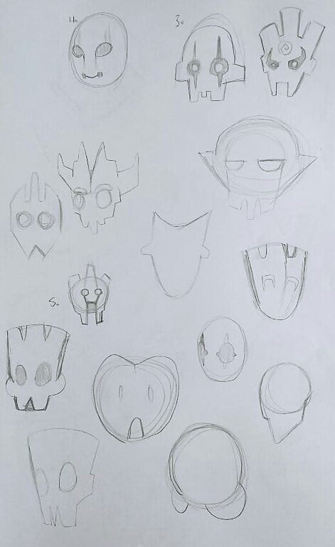 Even more potential mask sketches