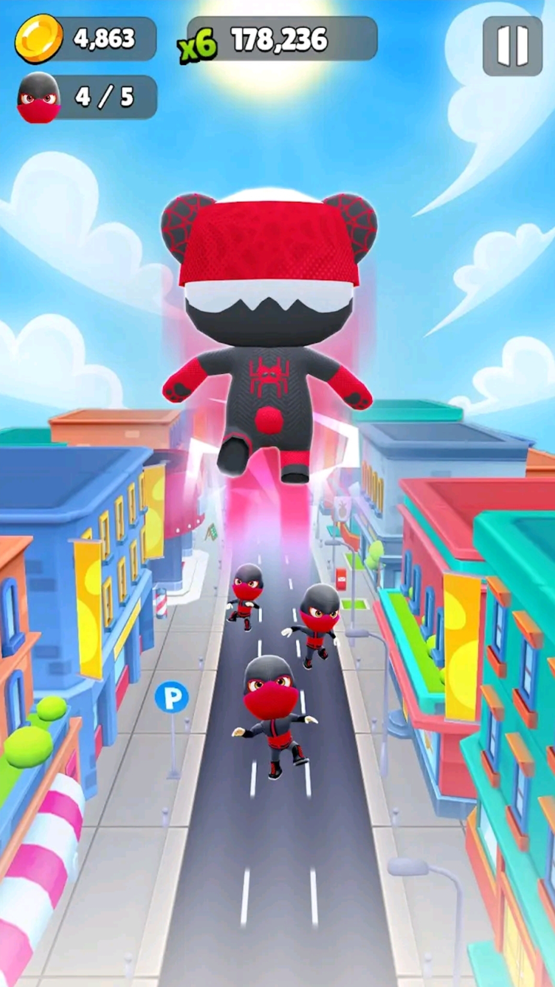 Panda Panda Hero Run Screenshot 2