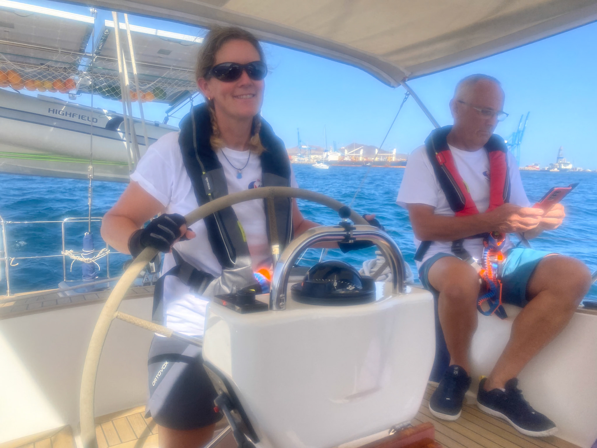 Corinne is ready to go.