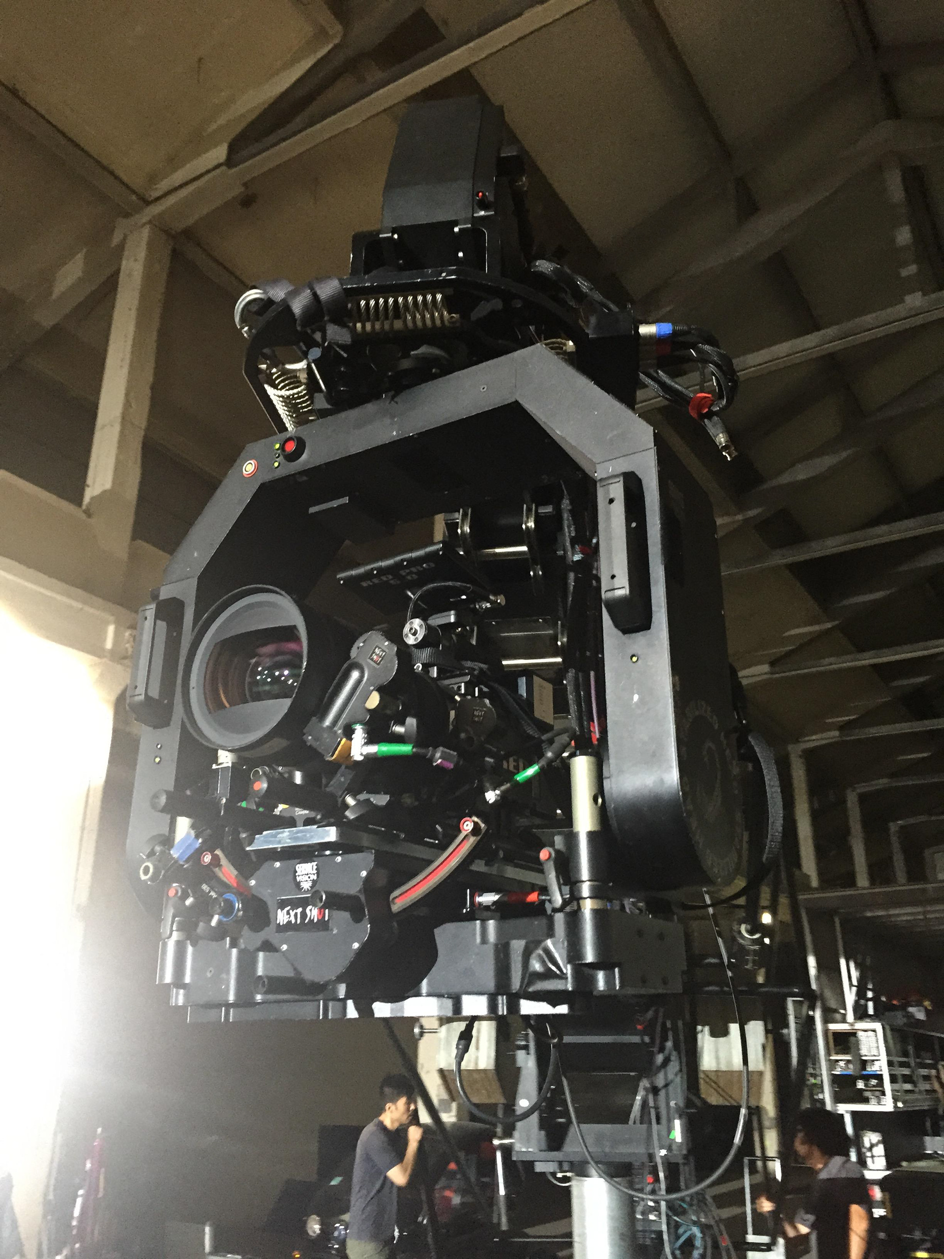 réal tournage technocrane