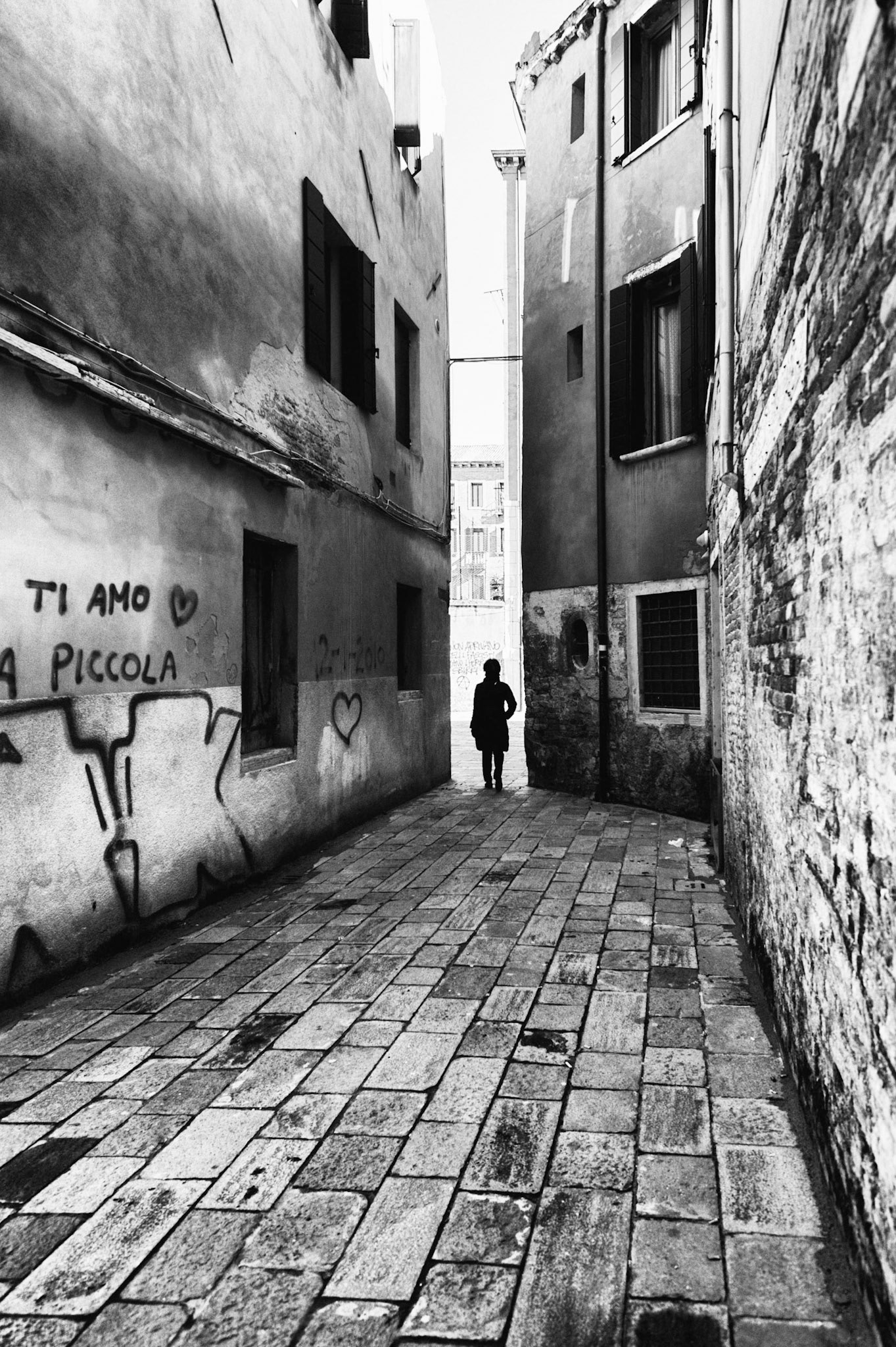 Lone Figure a study in B&W #9